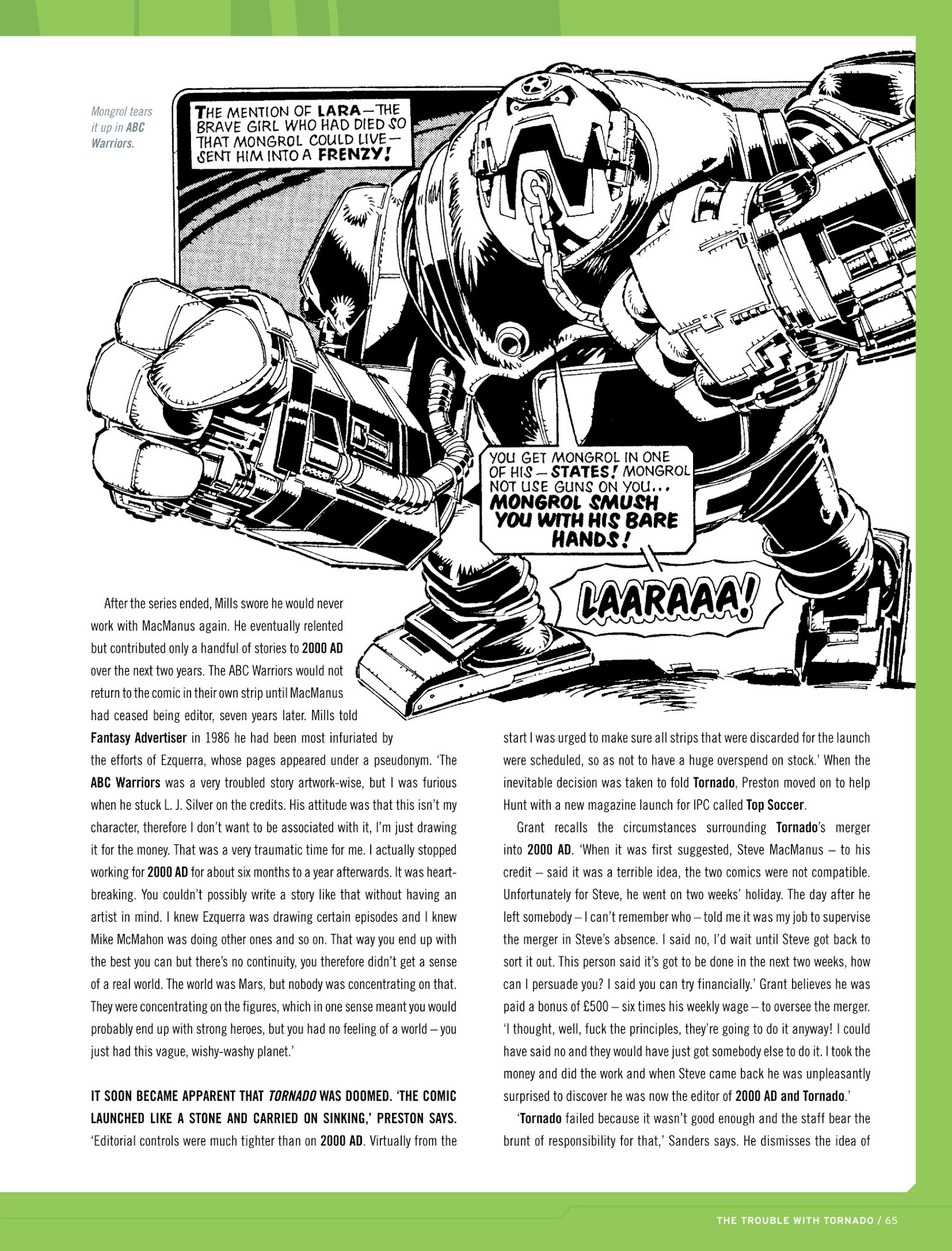 Read online Thrill-Power Overload: Forty Years of 2000 AD: Revised, Updated and Expanded! comic -  Issue # TPB (Part 1) - 66