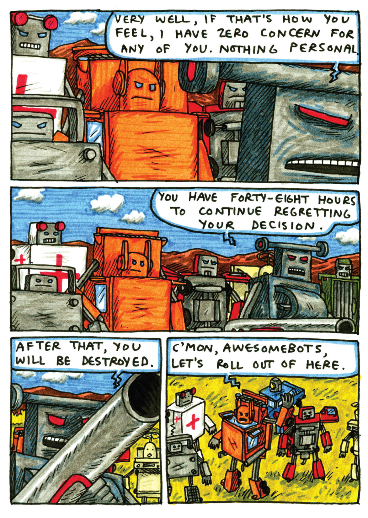 Read online Incredible Change-Bots comic -  Issue # TPB 2 - 113