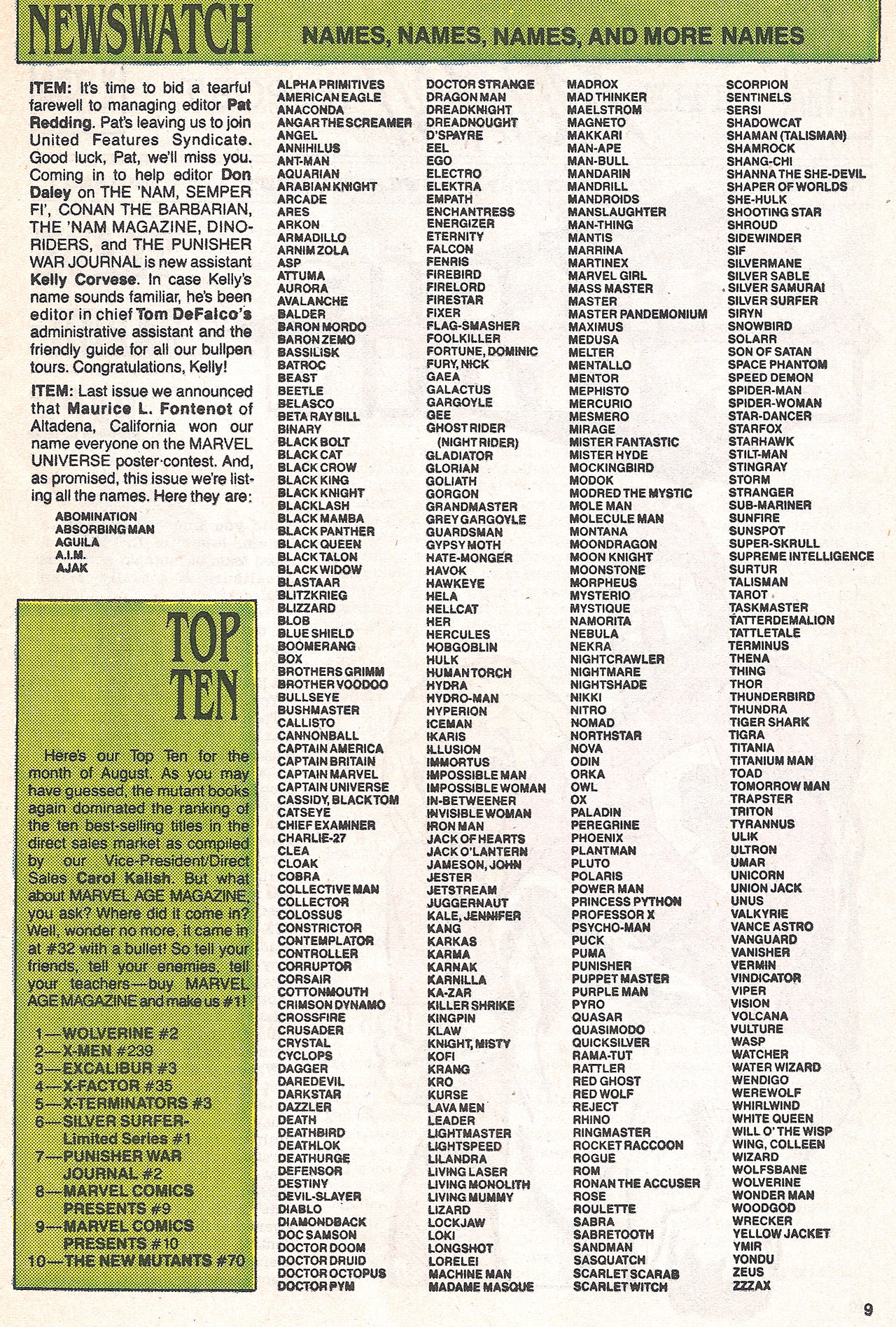 Read online Marvel Age comic -  Issue #73 - 11