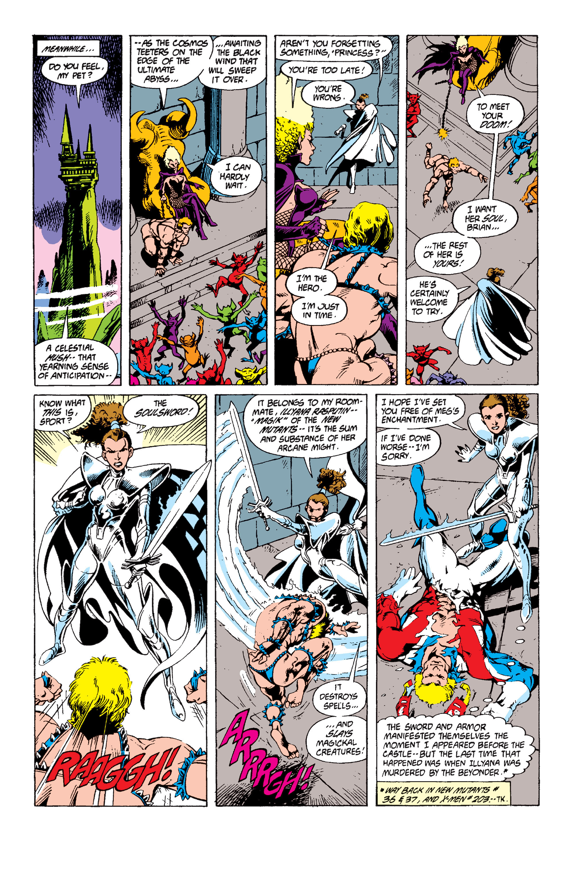 Read online Excalibur (1988) comic -  Issue #7 - 21