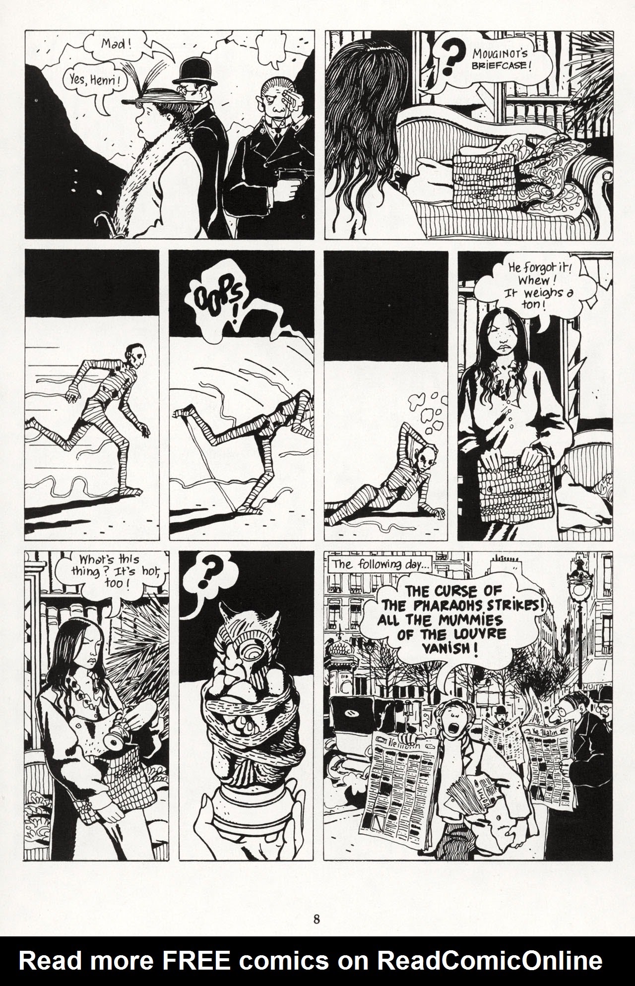 Read online The Extraordinary Adventures of Adele Blanc-Sec comic -  Issue #4 - 13