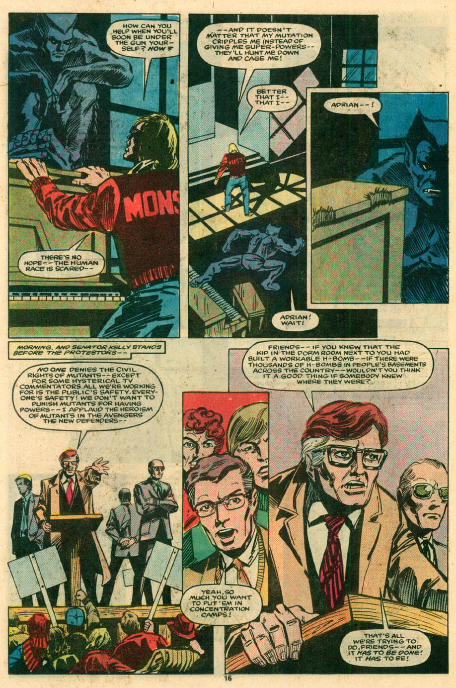 Read online The Defenders (1972) comic -  Issue #142 - 16