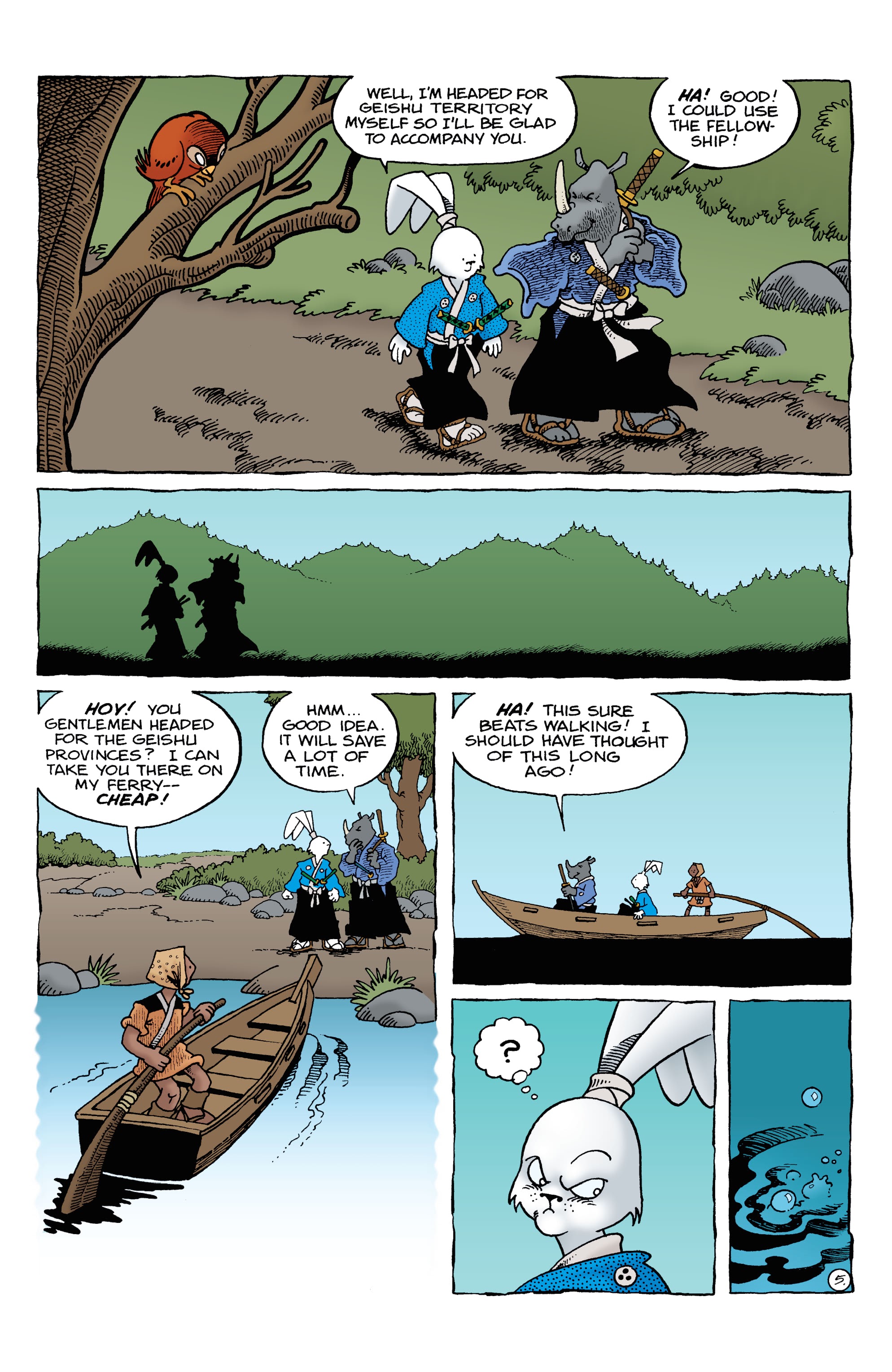 Read online Usagi Yojimbo: Wanderer’s Road comic -  Issue #5 - 6