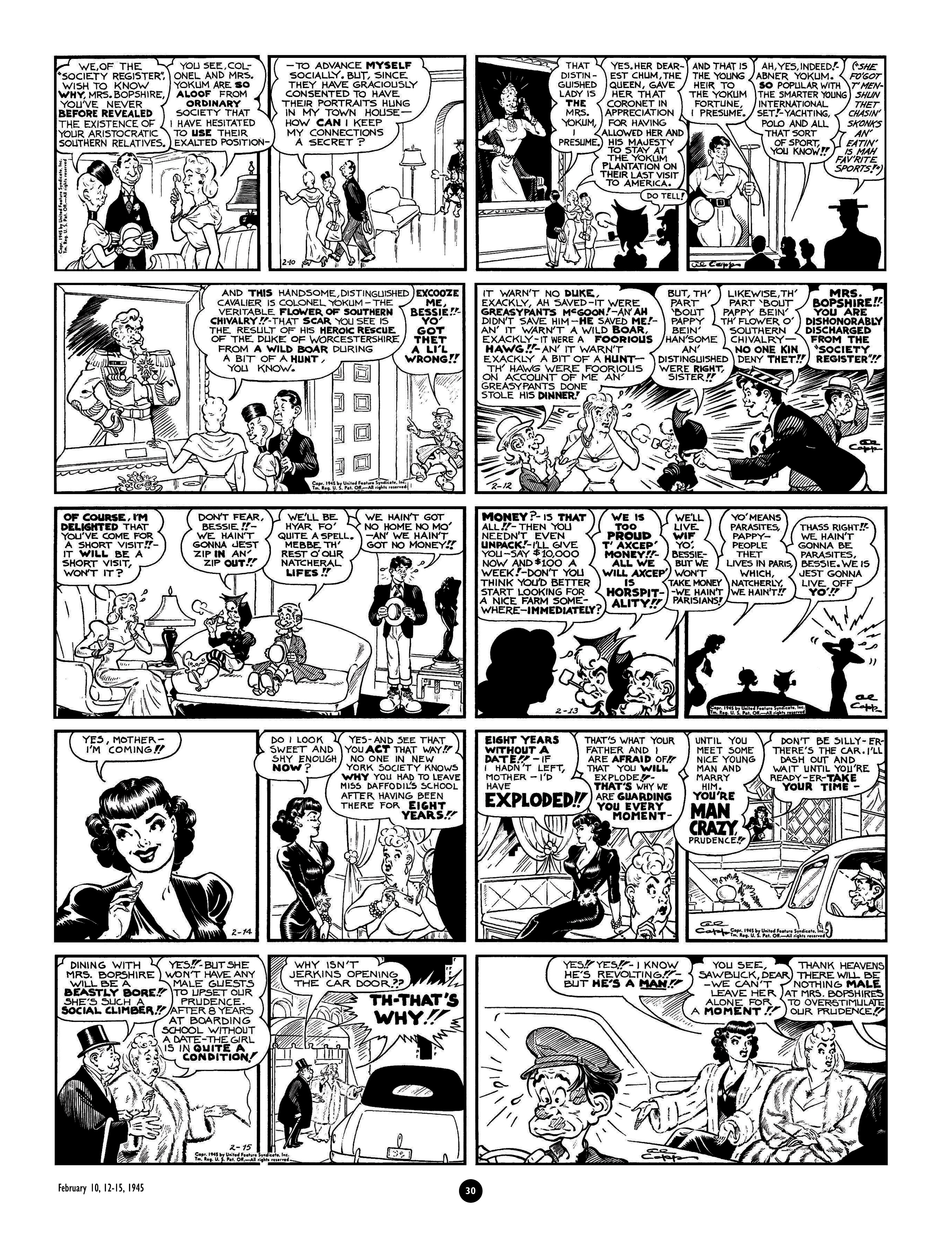 Read online Al Capp's Li'l Abner Complete Daily & Color Sunday Comics comic -  Issue # TPB 6 (Part 1) - 30