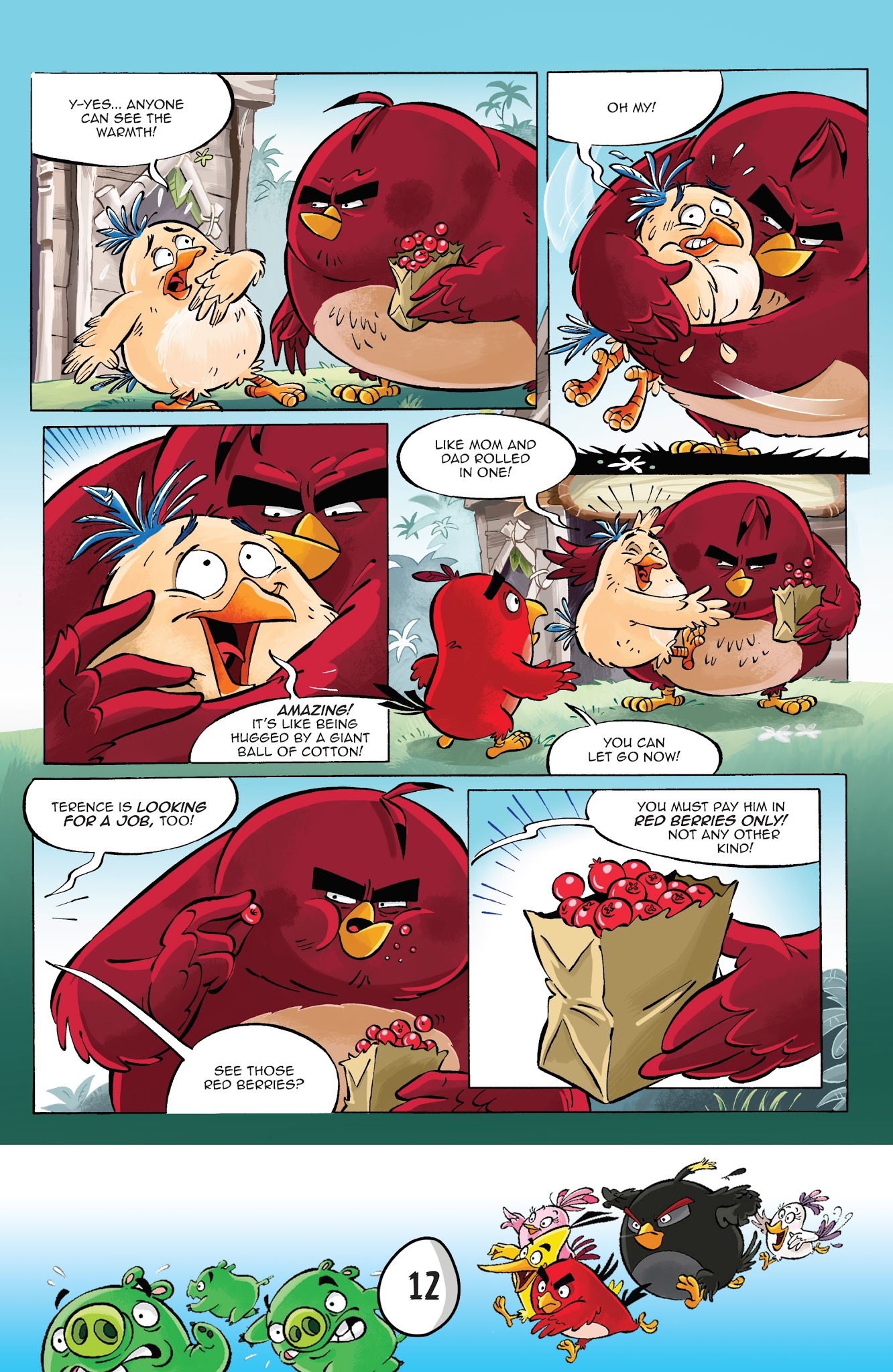 Read online Angry Birds Comics Quarterly comic -  Issue # Issue Monsters and Mistletoe - 14