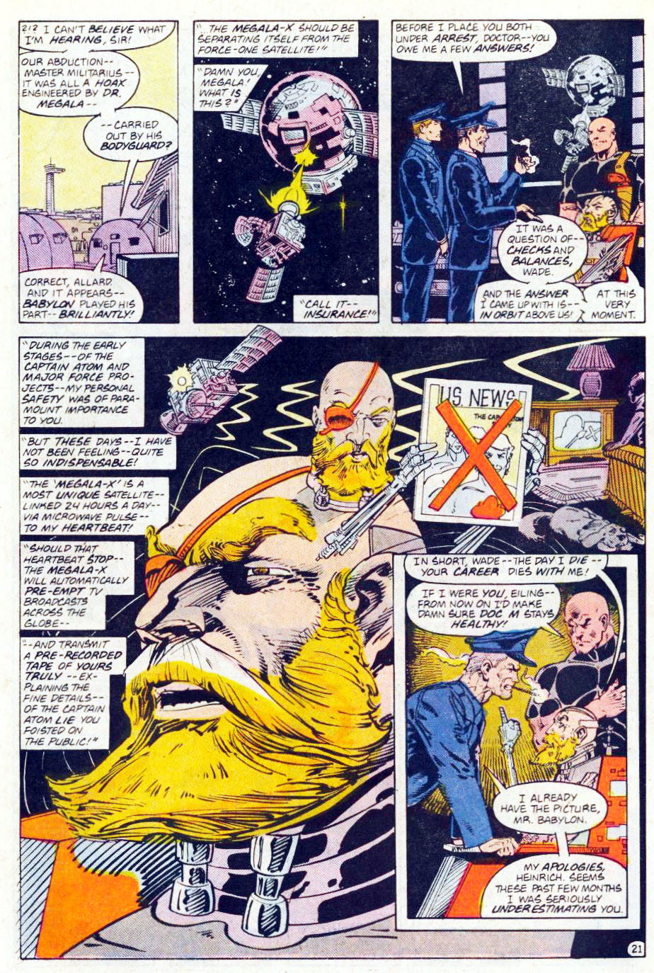 Read online Captain Atom (1987) comic -  Issue #18 - 22