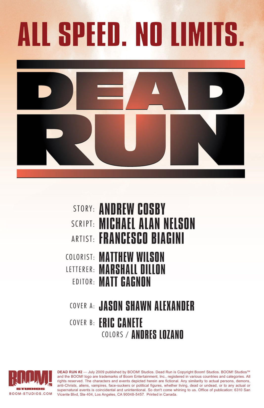 Read online Dead Run comic -  Issue #2 - 3