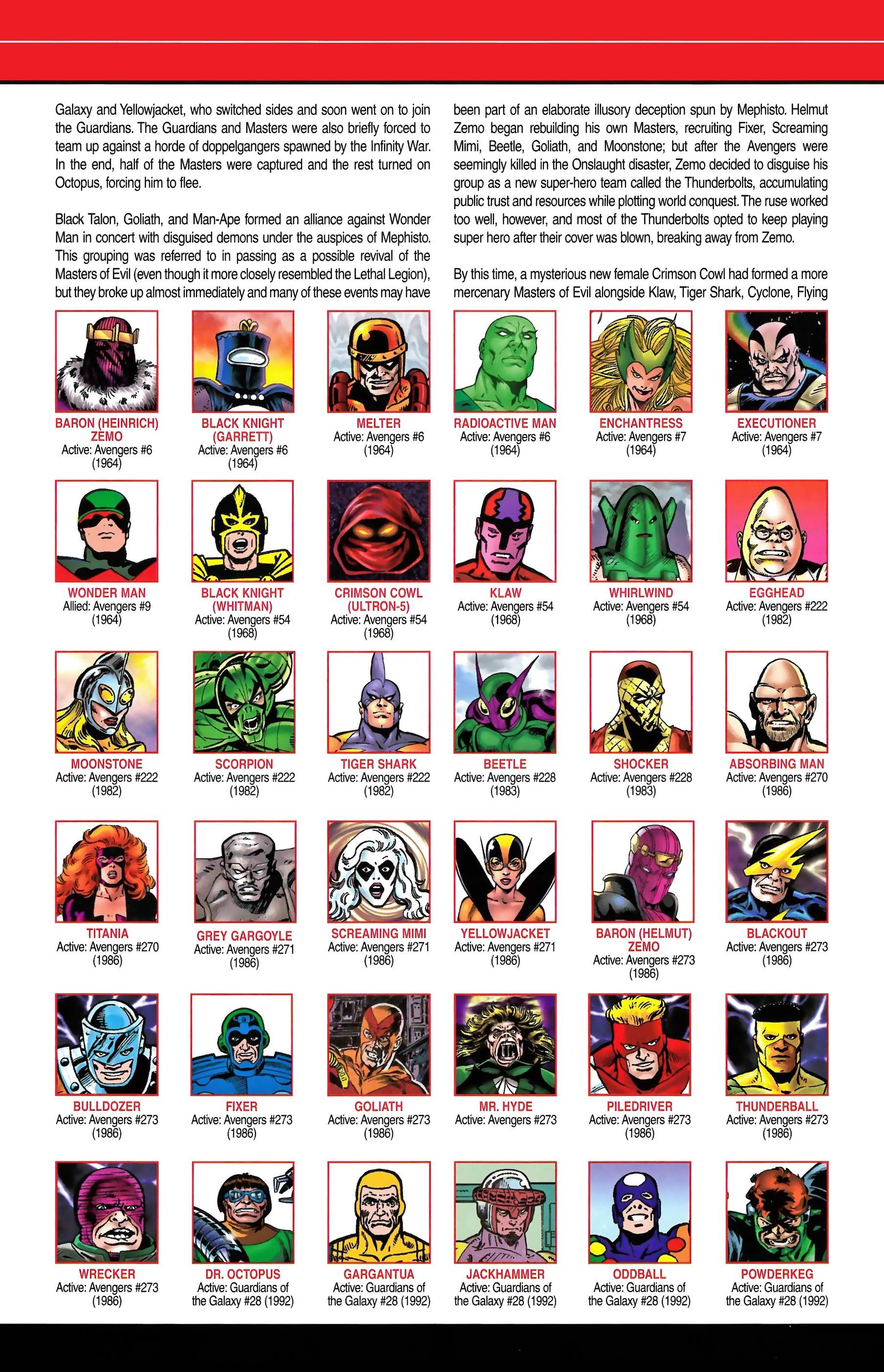 Read online Official Handbook of the Marvel Universe A to Z comic -  Issue # TPB 7 (Part 1) - 88
