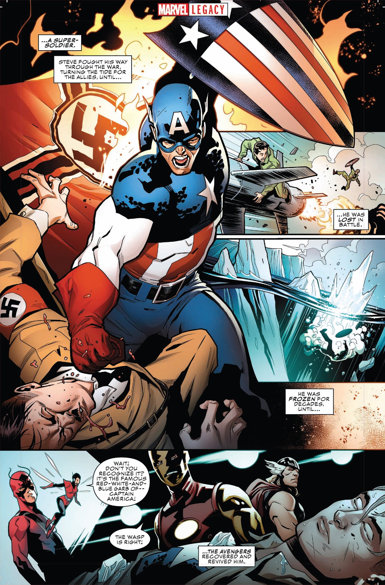Read online Captain America (2017) comic -  Issue # _Marvel Legacy Primer Pages - 3