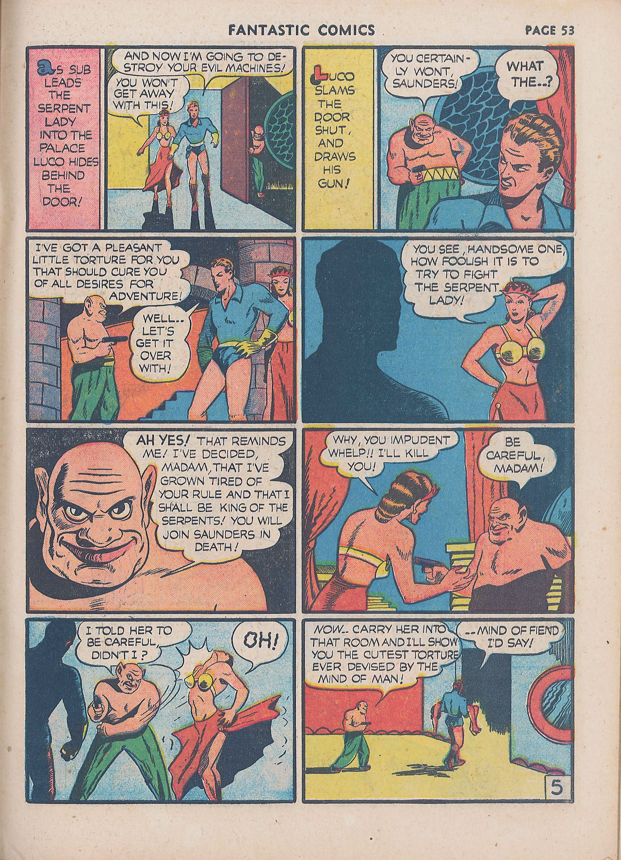 Read online Fantastic Comics comic -  Issue #16 - 54