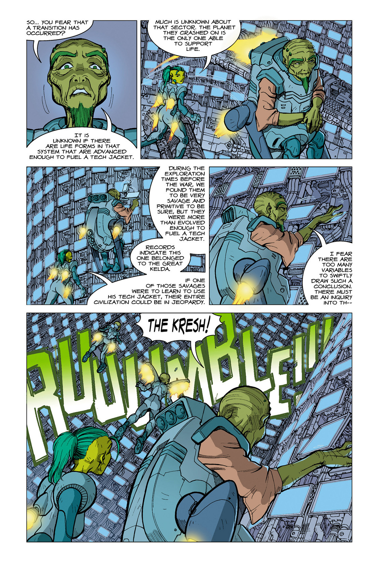Read online Tech Jacket (2002) comic -  Issue # TPB 1 - 33
