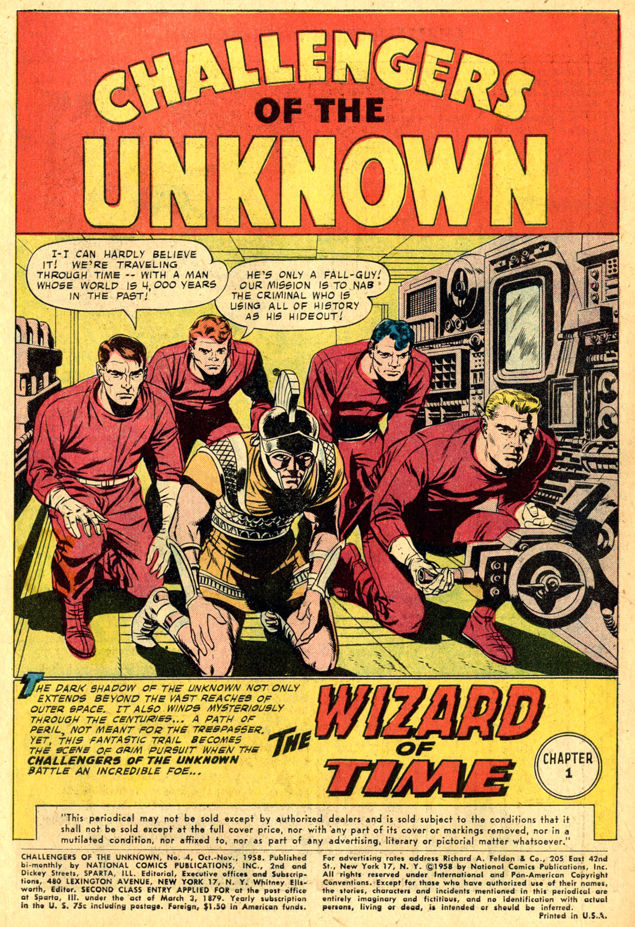 Challengers of the Unknown (1958) Issue #4 #4 - English 3