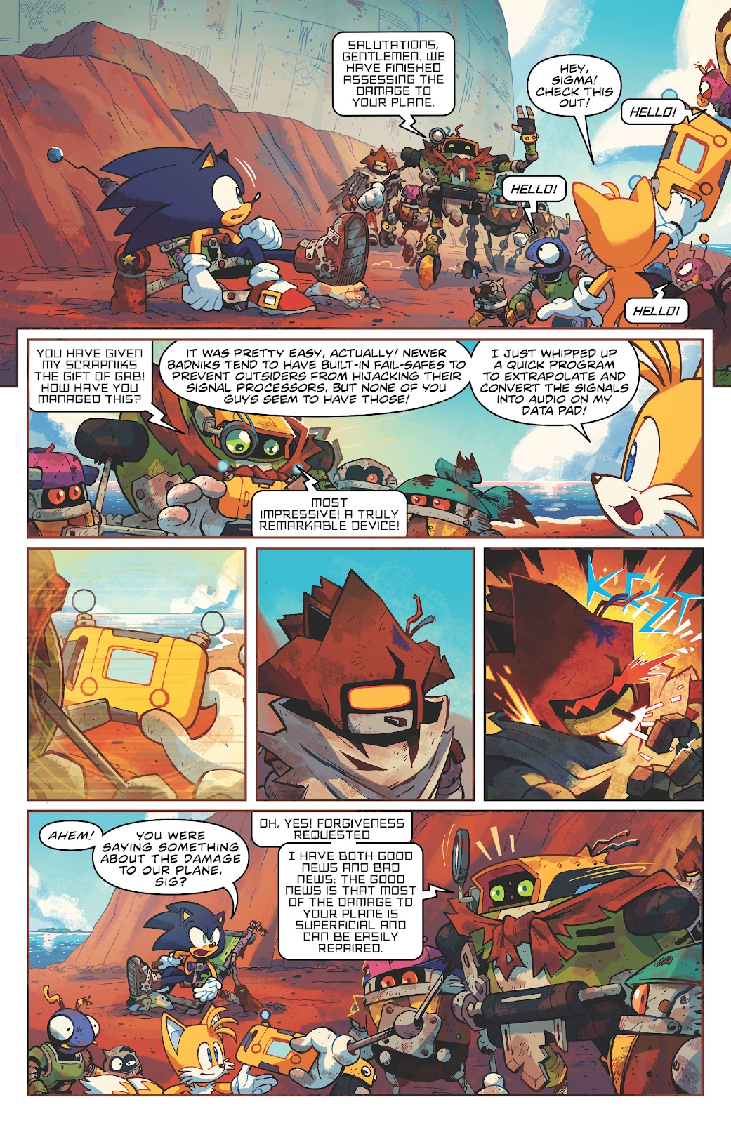 Sonic the Hedgehog: Scrapnik Island issue 2 - Page 7