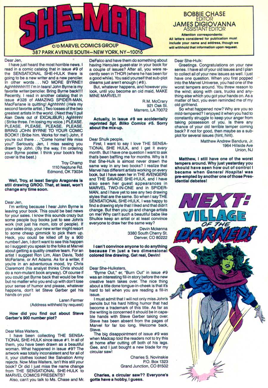 Read online The Sensational She-Hulk comic -  Issue #12 - 24