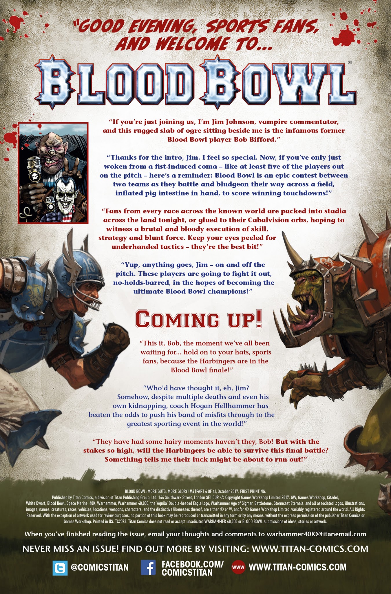Read online Blood Bowl: More Guts, More Glory! comic -  Issue #4 - 4