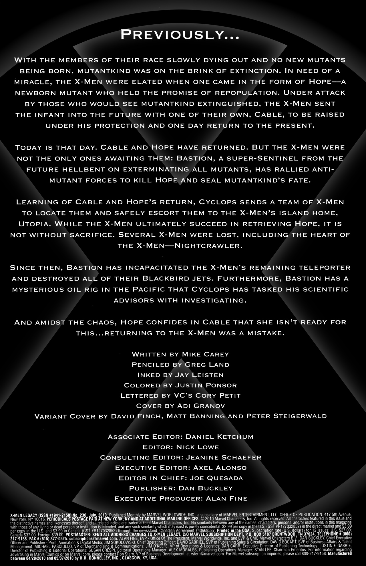 Read online X-Men Legacy (2008) comic -  Issue #236 - 4