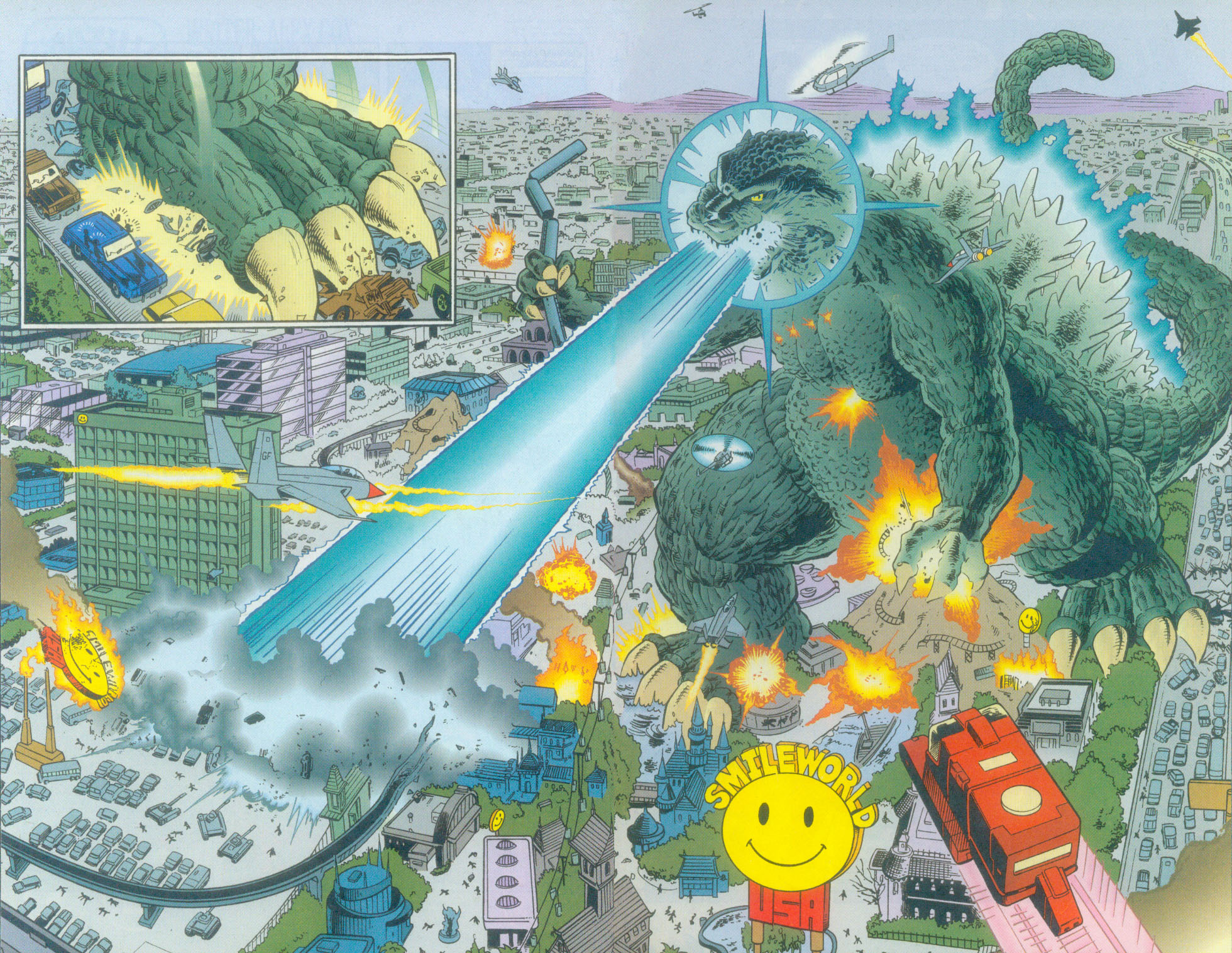 Read online Godzilla (1995) comic -  Issue #9 - 5