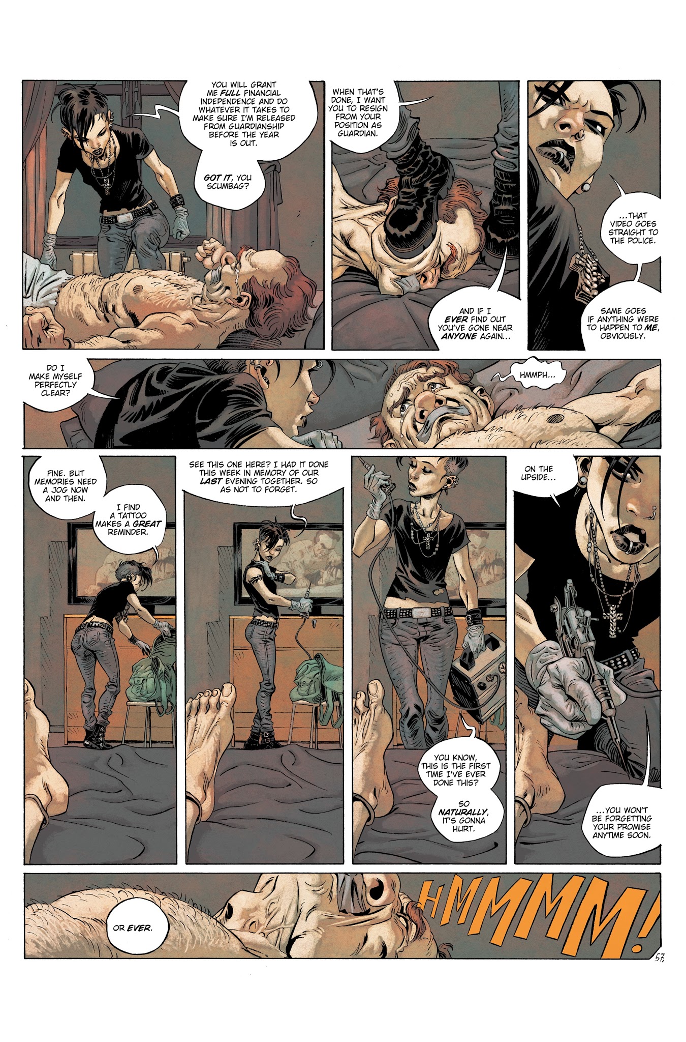 Read online Millennium: The Girl With the Dragon Tattoo comic -  Issue #1 - 62