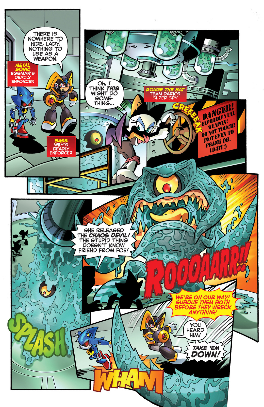 Read online Sonic Mega Man Worlds Collide comic -  Issue # Vol 2 - 101