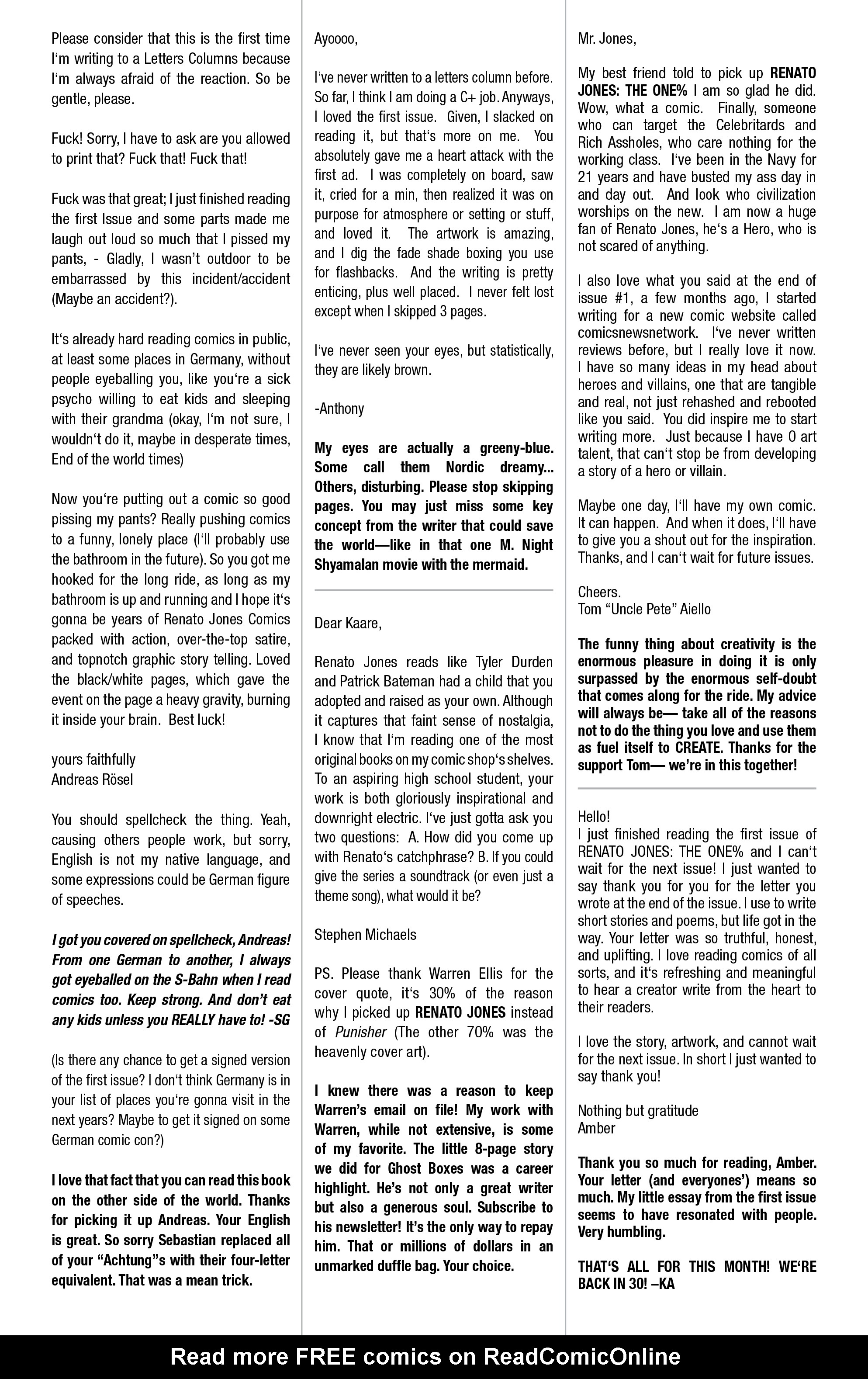 Read online Renato Jones: The One% comic -  Issue #3 - 28