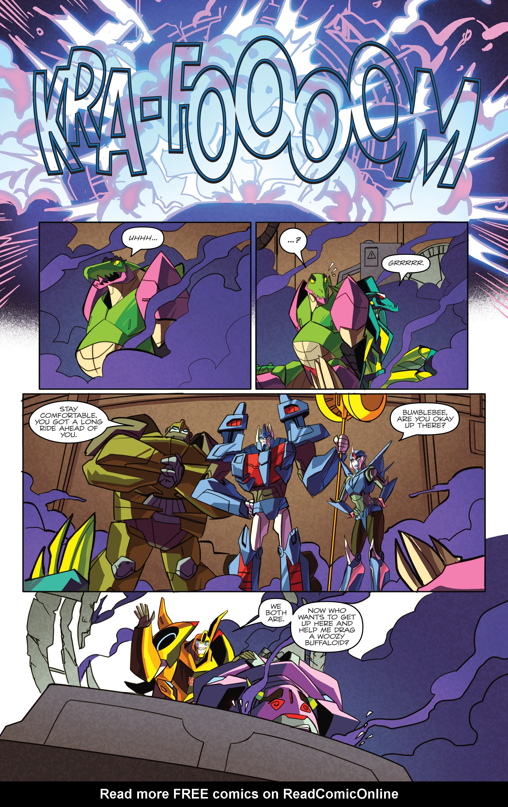Read online Transformers: Robots In Disguise (2015) comic -  Issue #4 - 22