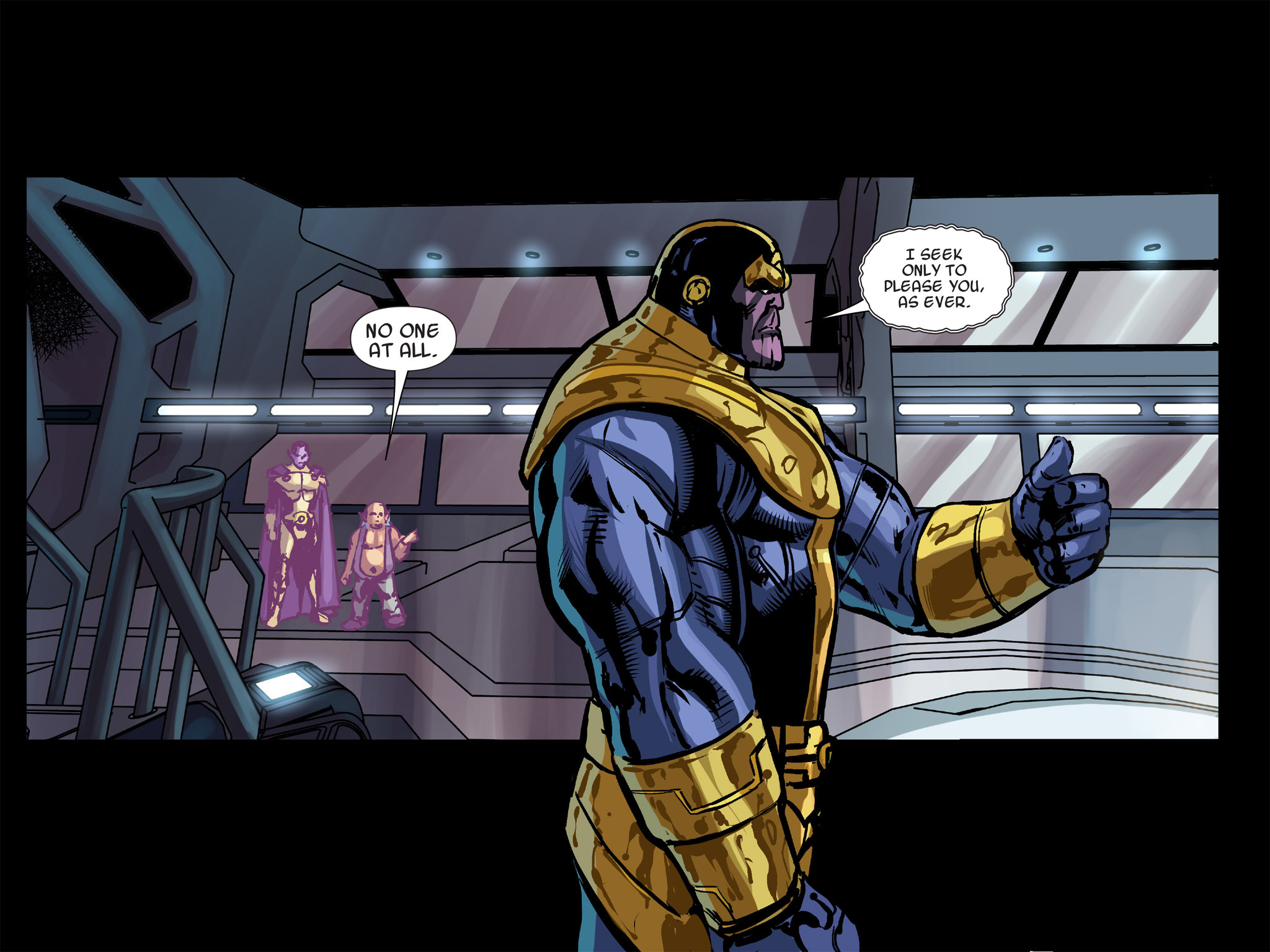Read online Thanos: A God Up There Listening comic -  Issue # TPB - 124