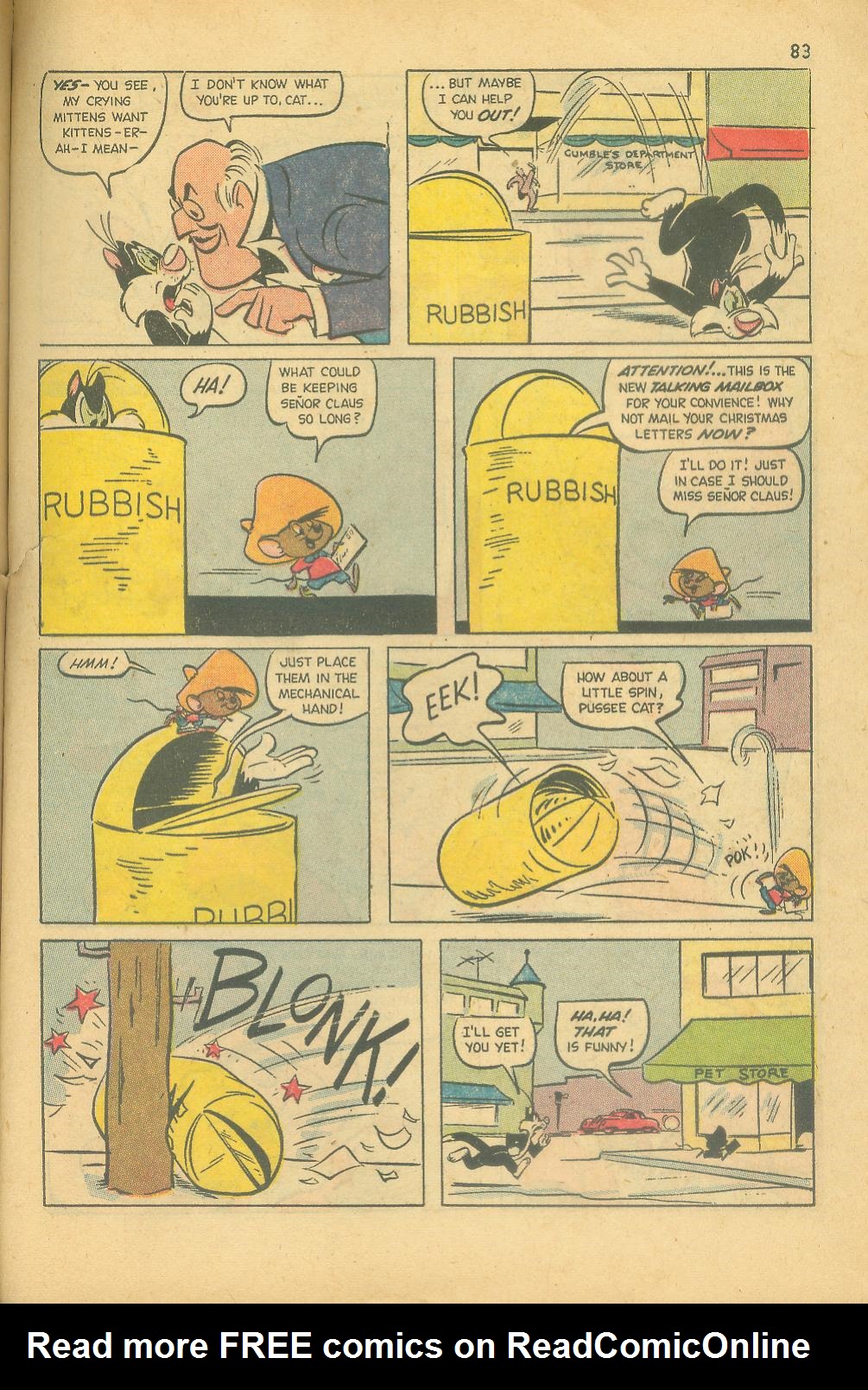 Read online Bugs Bunny's Christmas Funnies comic -  Issue # TPB 7 - 85