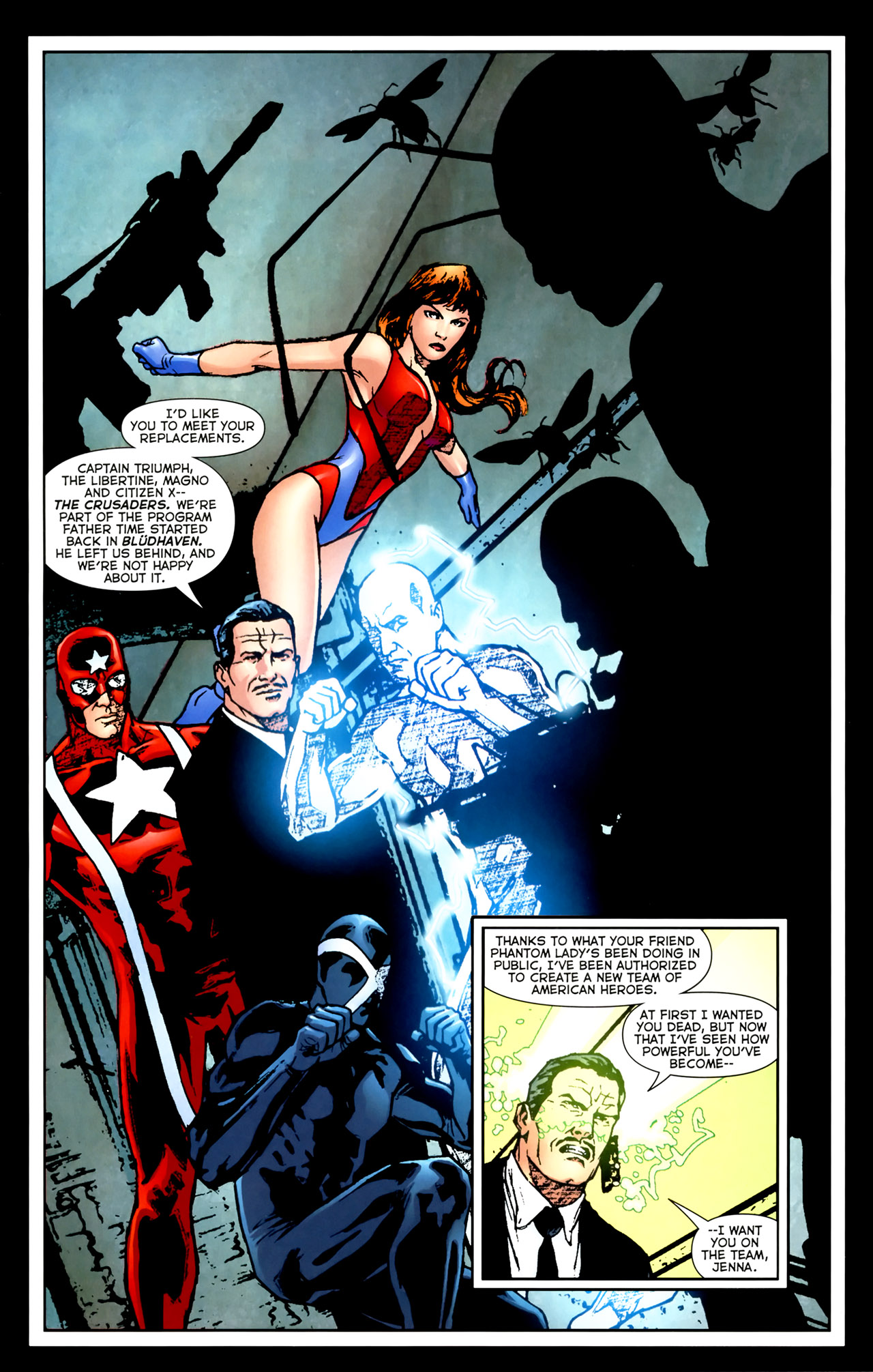 Read online Uncle Sam and the Freedom Fighters (2007) comic -  Issue #4 - 8