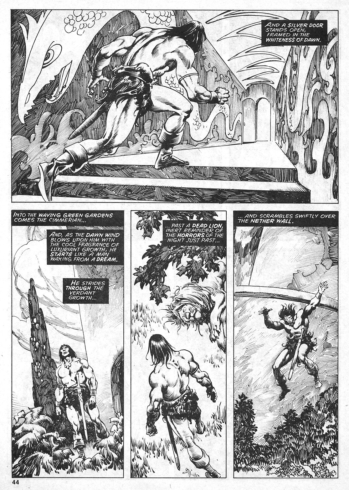 Read online The Savage Sword Of Conan comic -  Issue #24 - 44