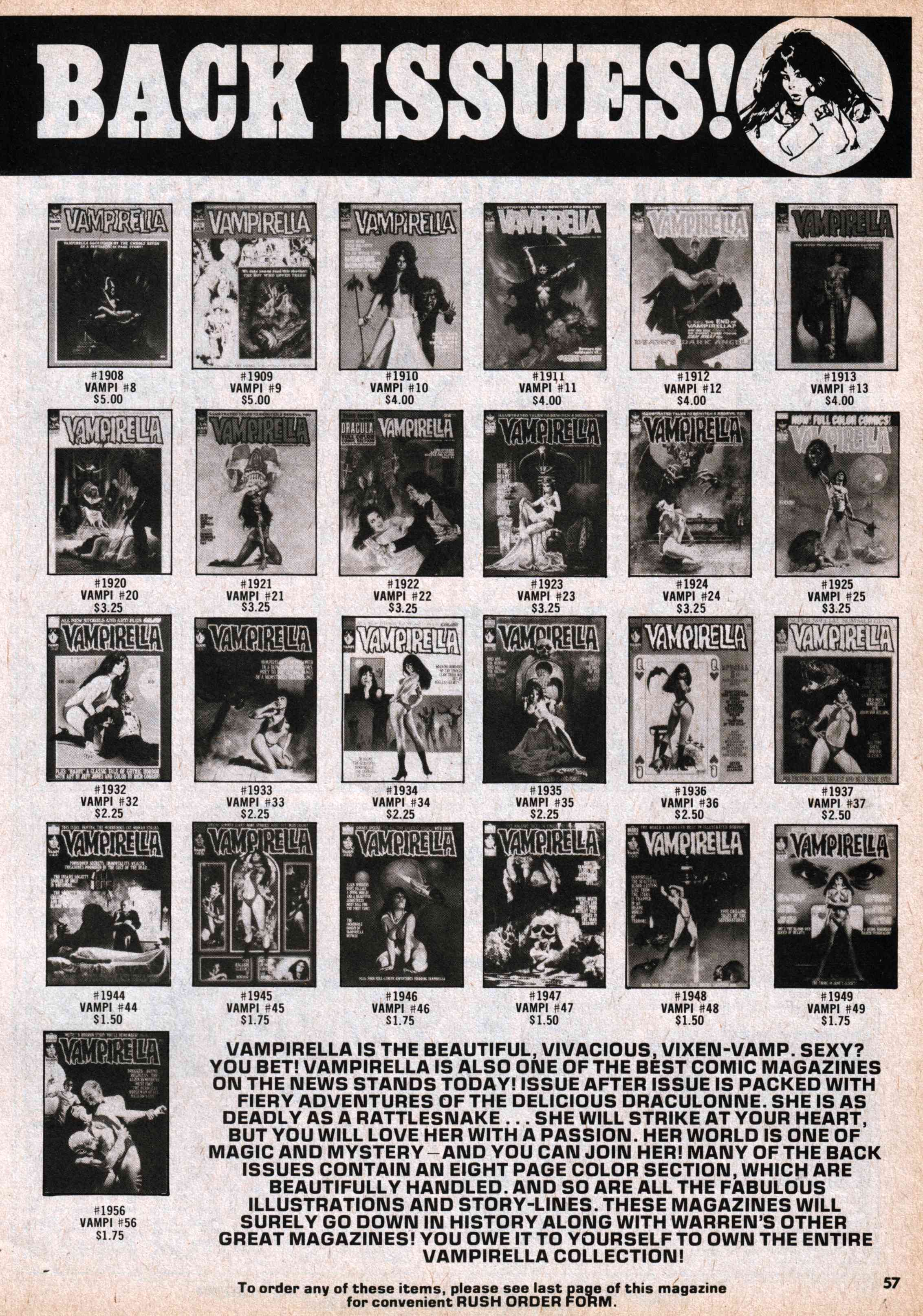 Read online Vampirella (1969) comic -  Issue #57 - 57