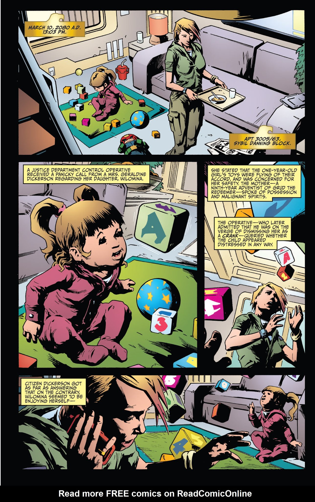 Read online Judge Dredd: Year One comic -  Issue #1 - 5