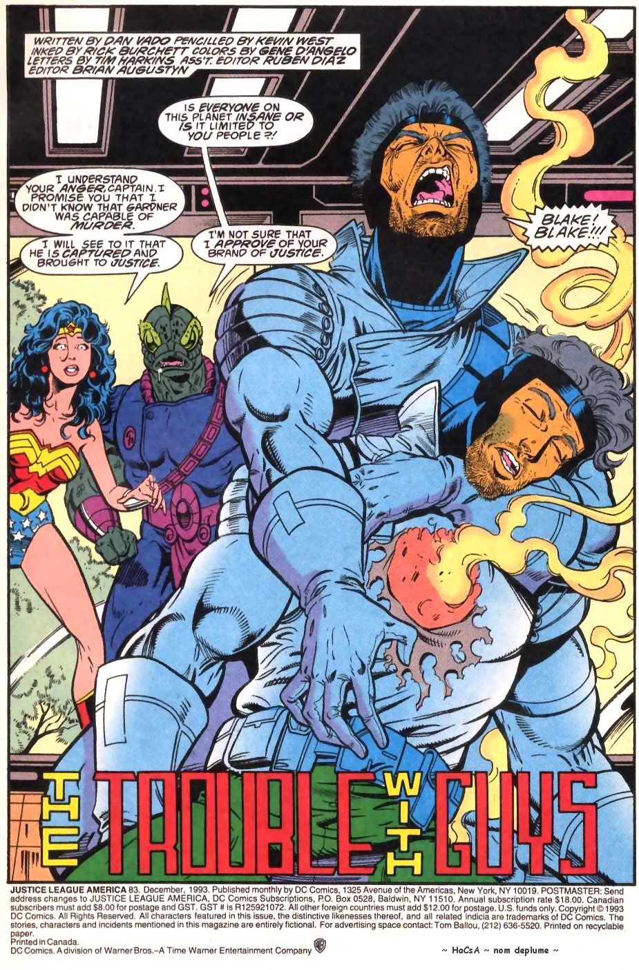 Read online Justice League America comic -  Issue #83 - 2