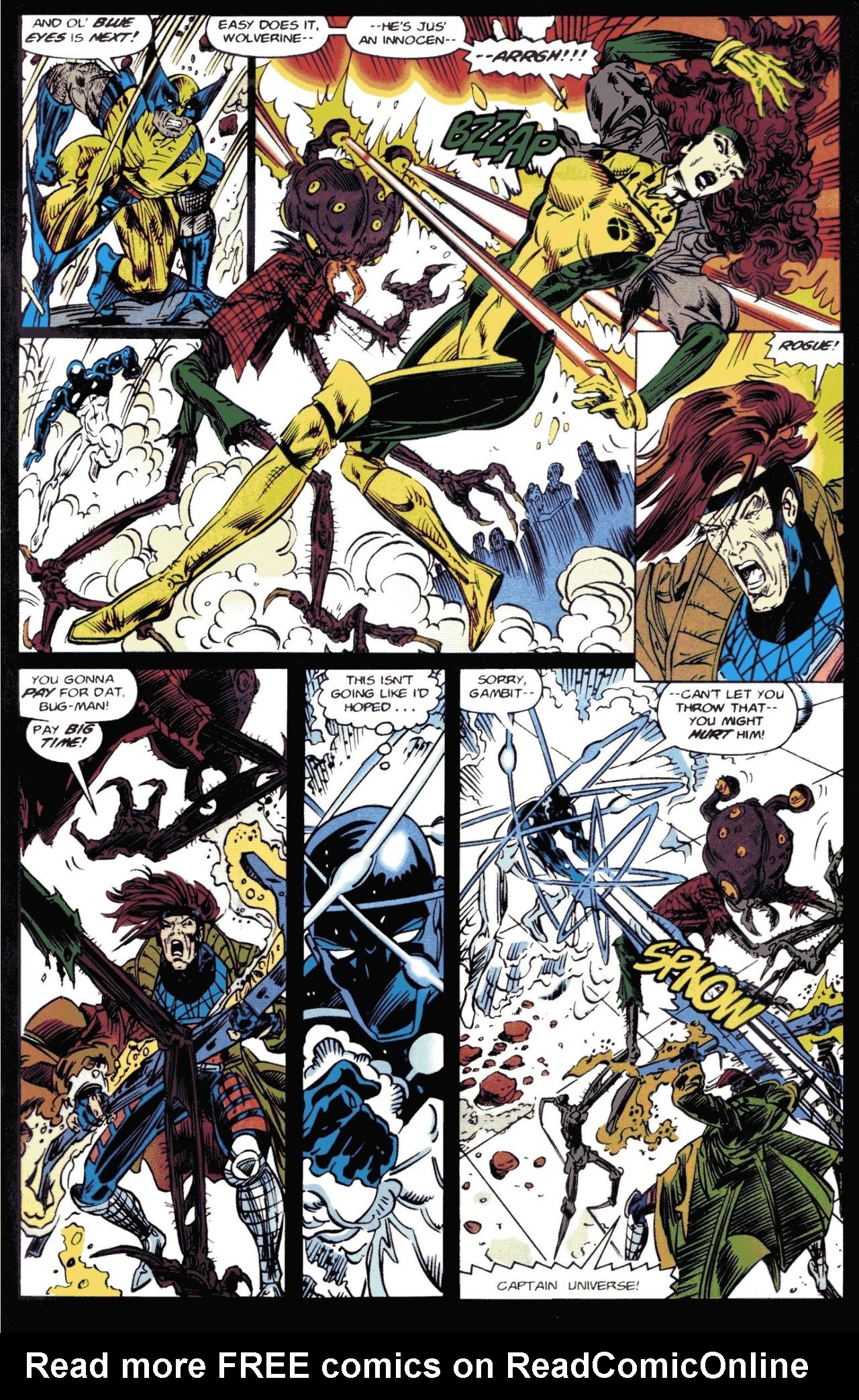 Read online The X-Men And Captain Universe: Sleeping Giants comic -  Issue # Full - 19