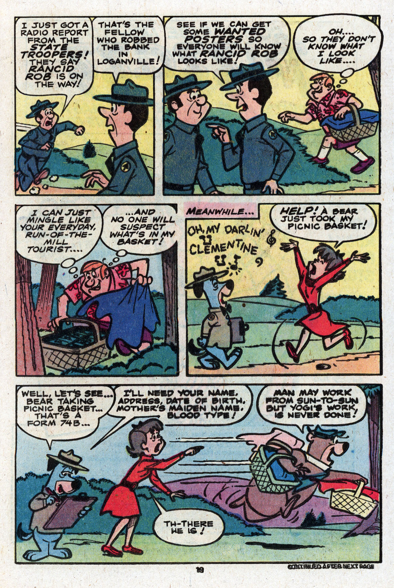 Read online Yogi Bear comic -  Issue #9 - 21