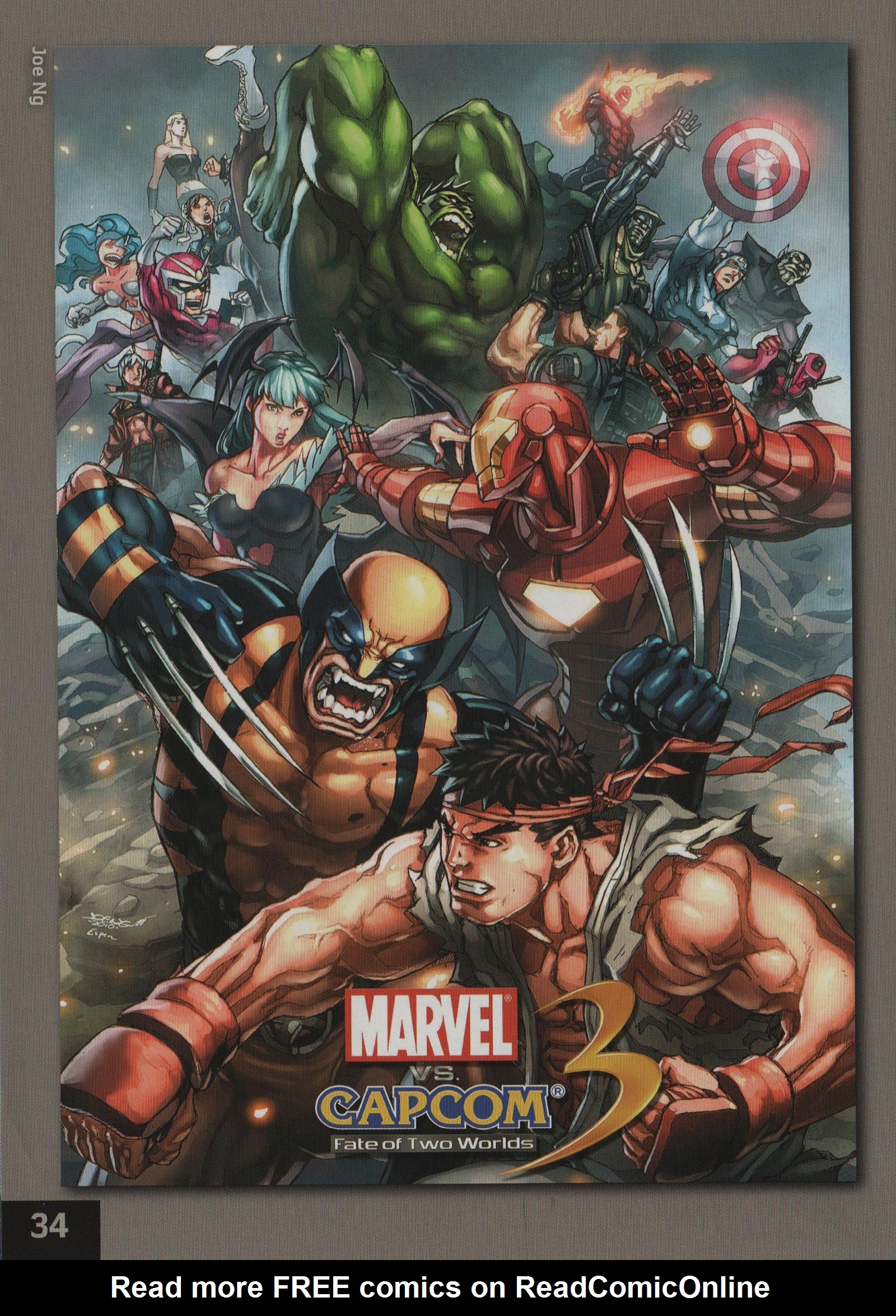 Read online Marvel vs Capcom 3: Fate of Two Worlds comic -  Issue # Full - 34