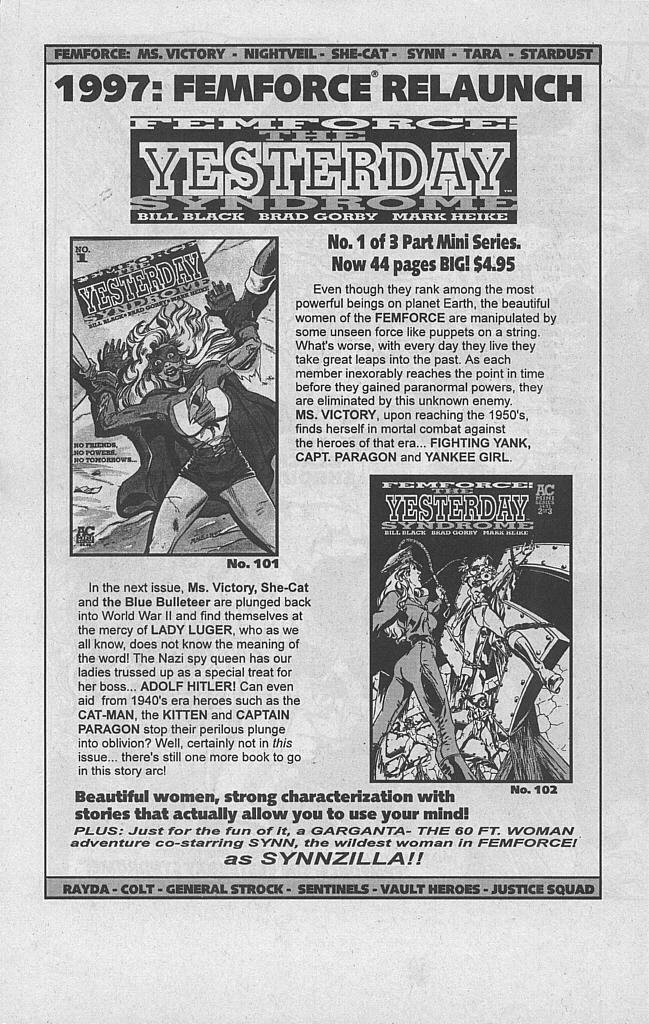 Read online Femforce comic -  Issue #100 - 38