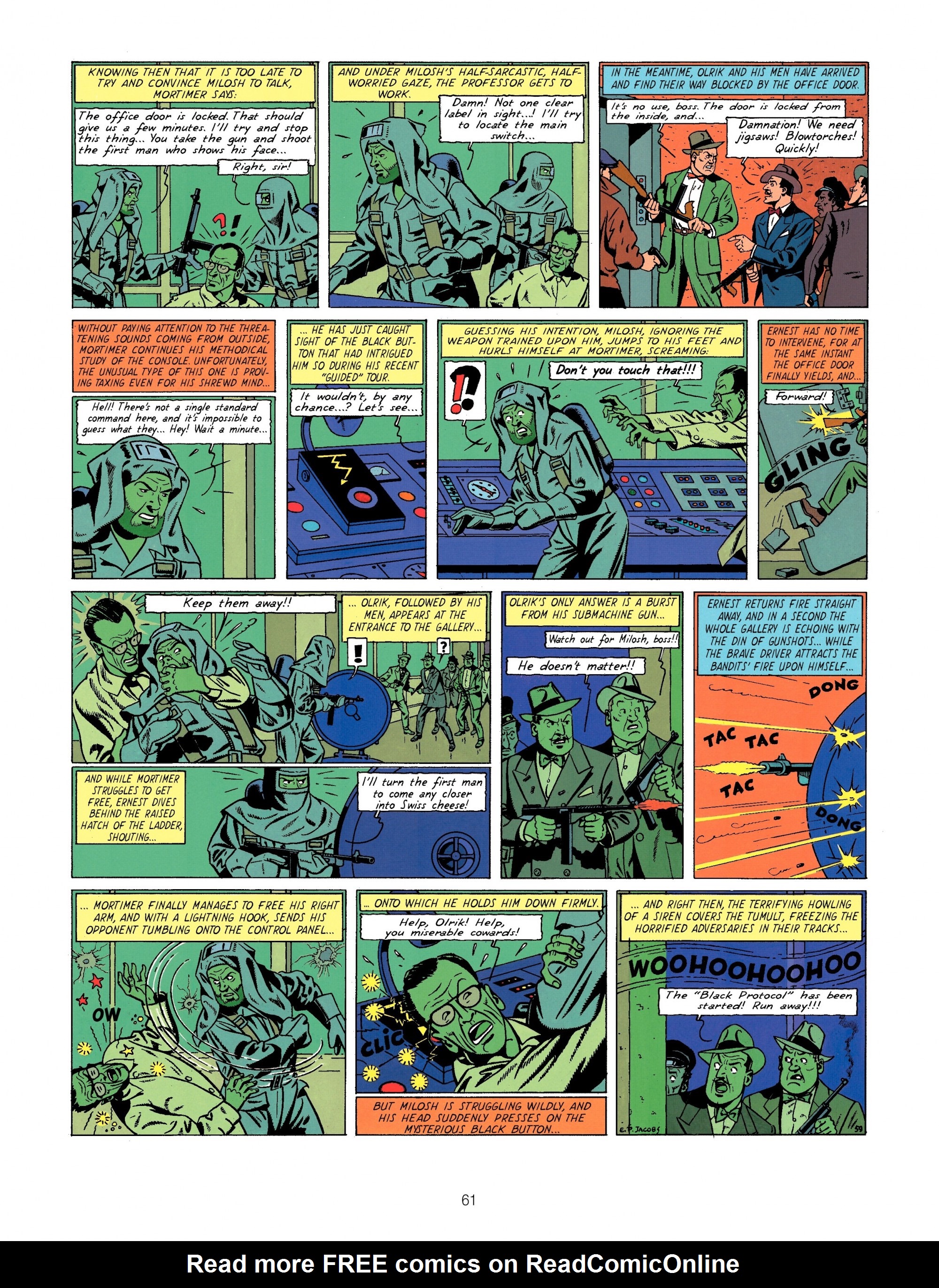 Read online Blake & Mortimer comic -  Issue #6 - 61