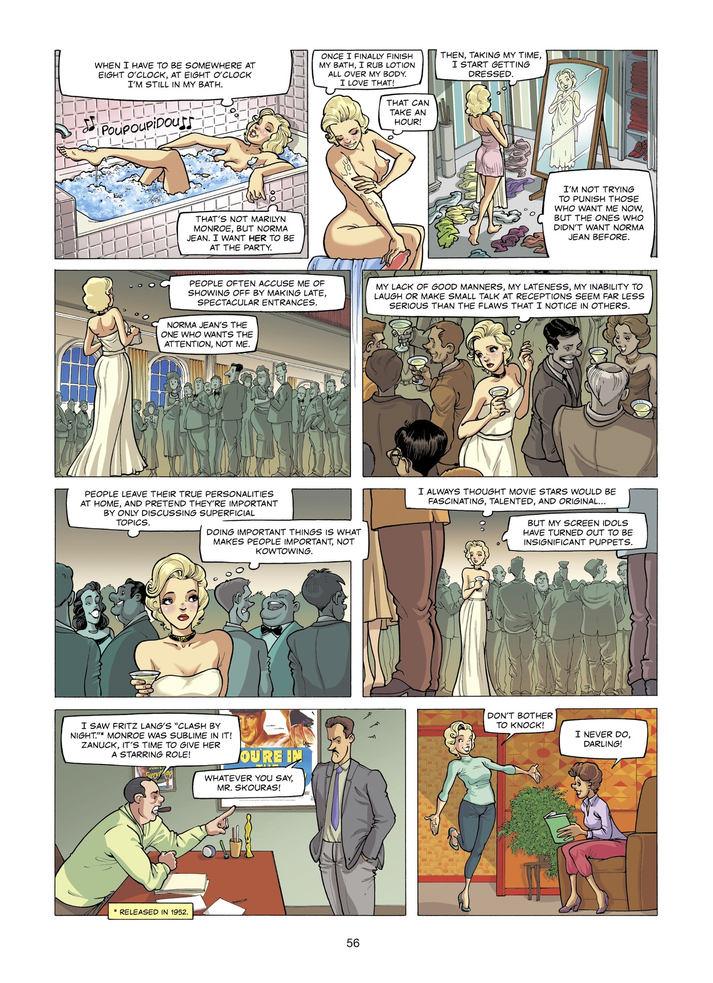 Read online The Stars of History: Marilyn Monroe comic -  Issue # TPB - 56