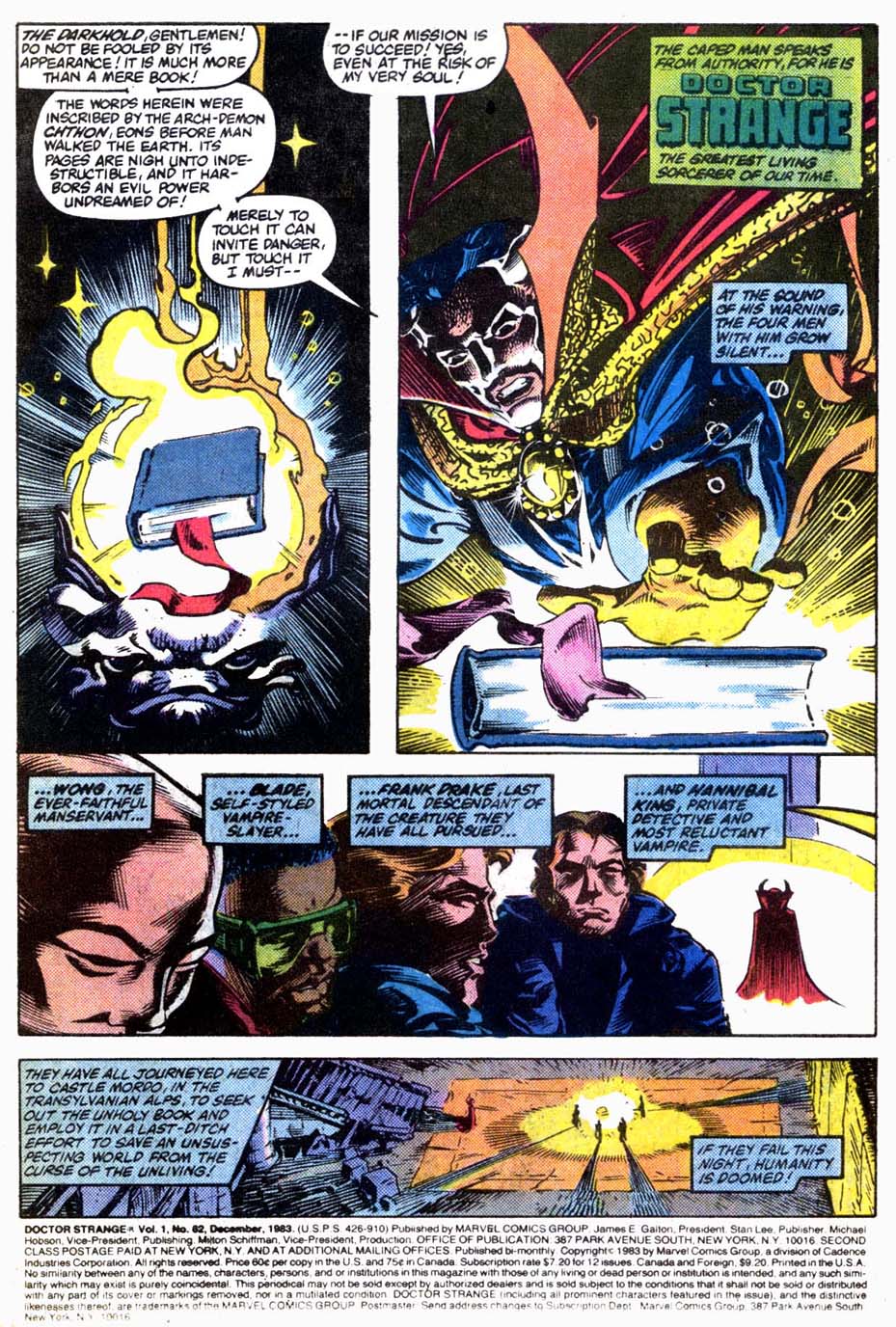 Read online Doctor Strange (1974) comic -  Issue #62 - 2