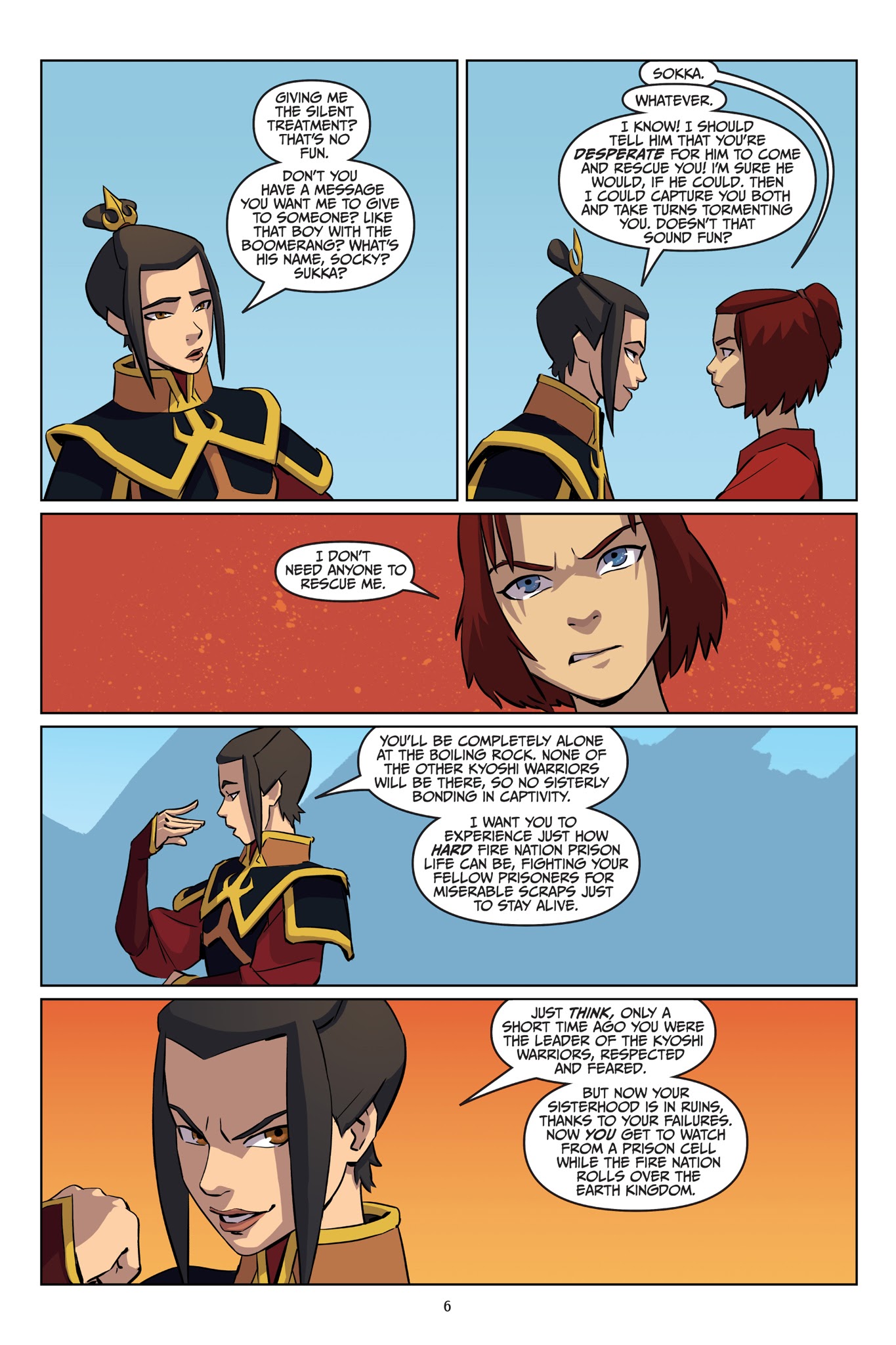 Read online Avatar: The Last Airbender – Suki, Alone comic -  Issue # TPB - 7