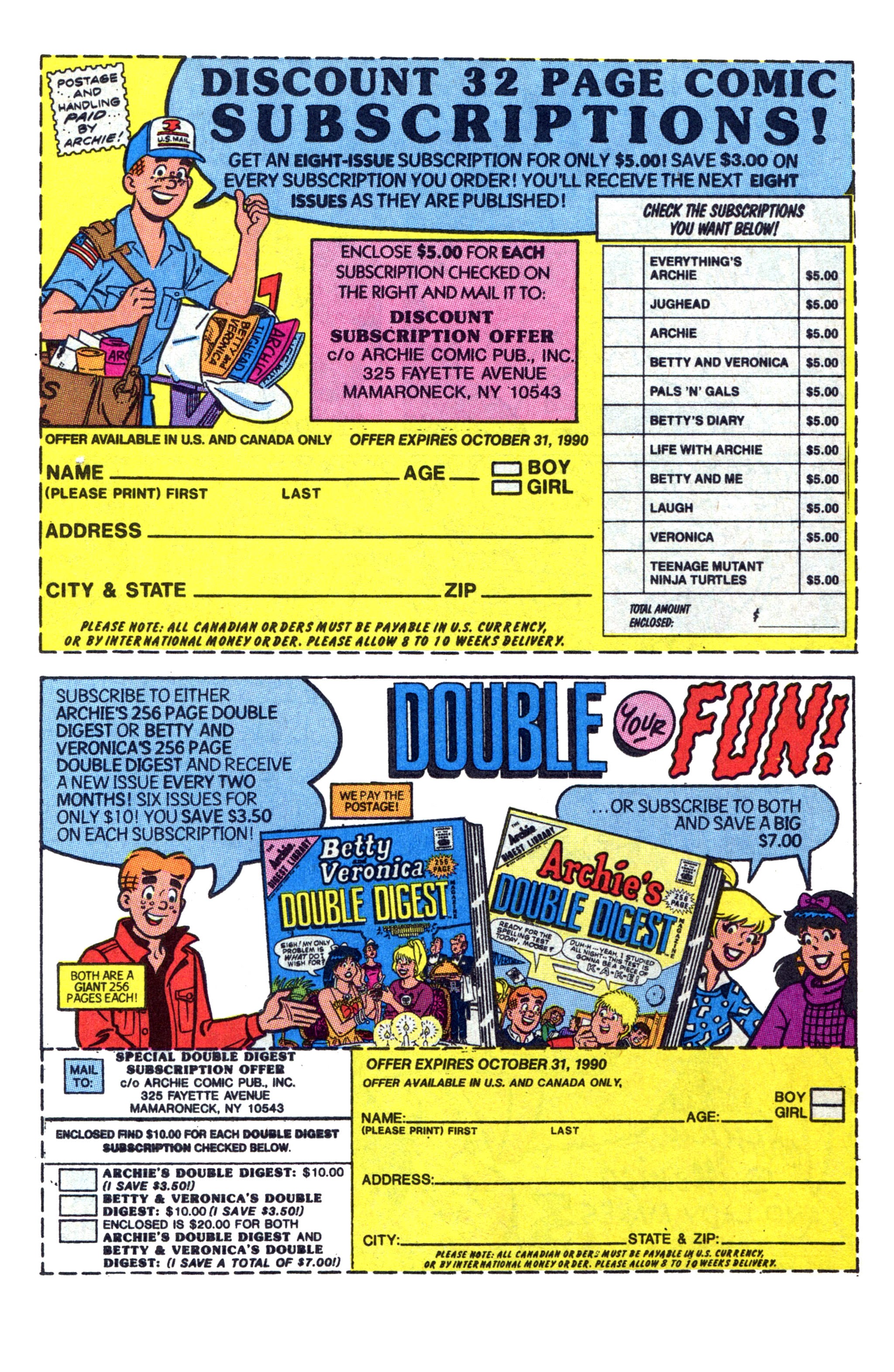 Read online Veronica comic -  Issue #8 - 19
