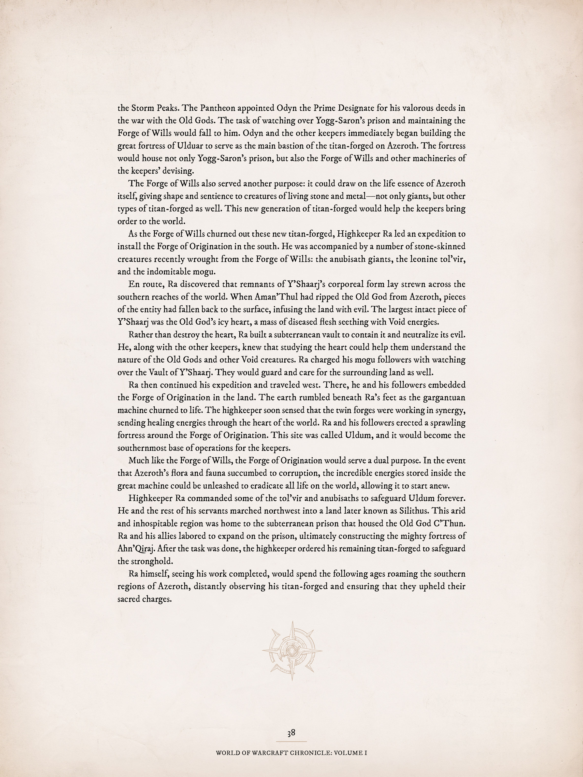 Read online World of Warcraft Chronicle Vol. 1 comic -  Issue # Full - 38