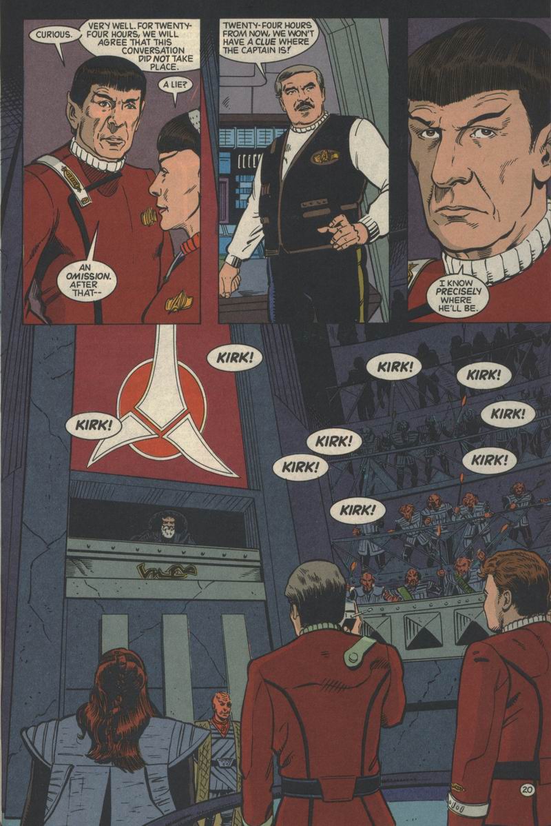 Read online Star Trek VI: The Undiscovered Country comic -  Issue # Full - 22