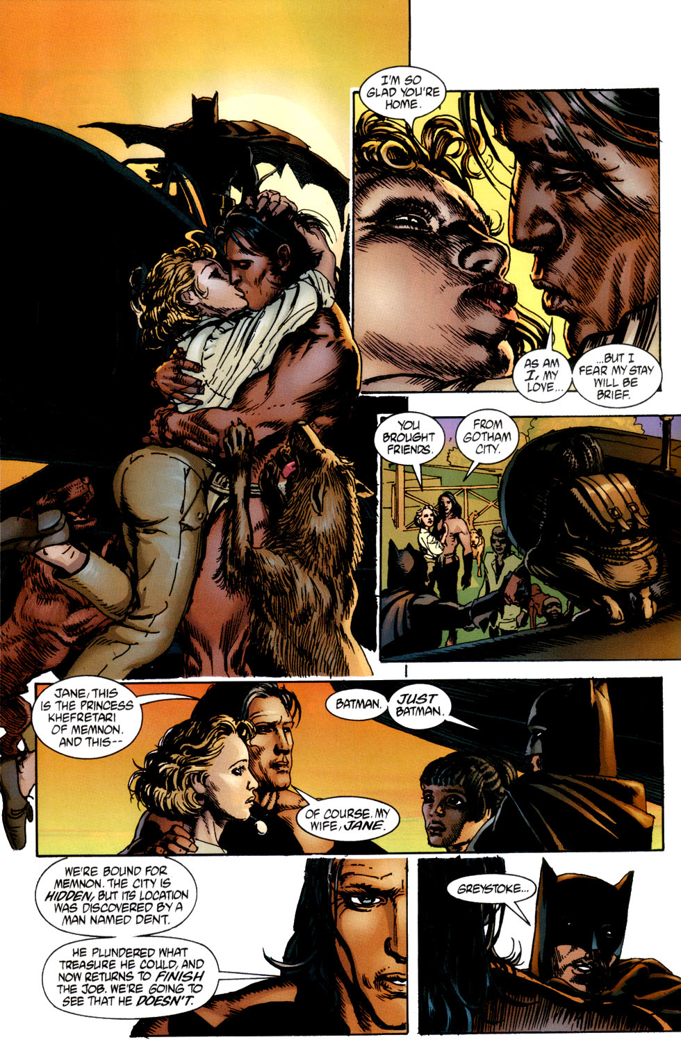 Read online Batman/Tarzan: Claws of the Cat-Woman comic -  Issue #2 - 9