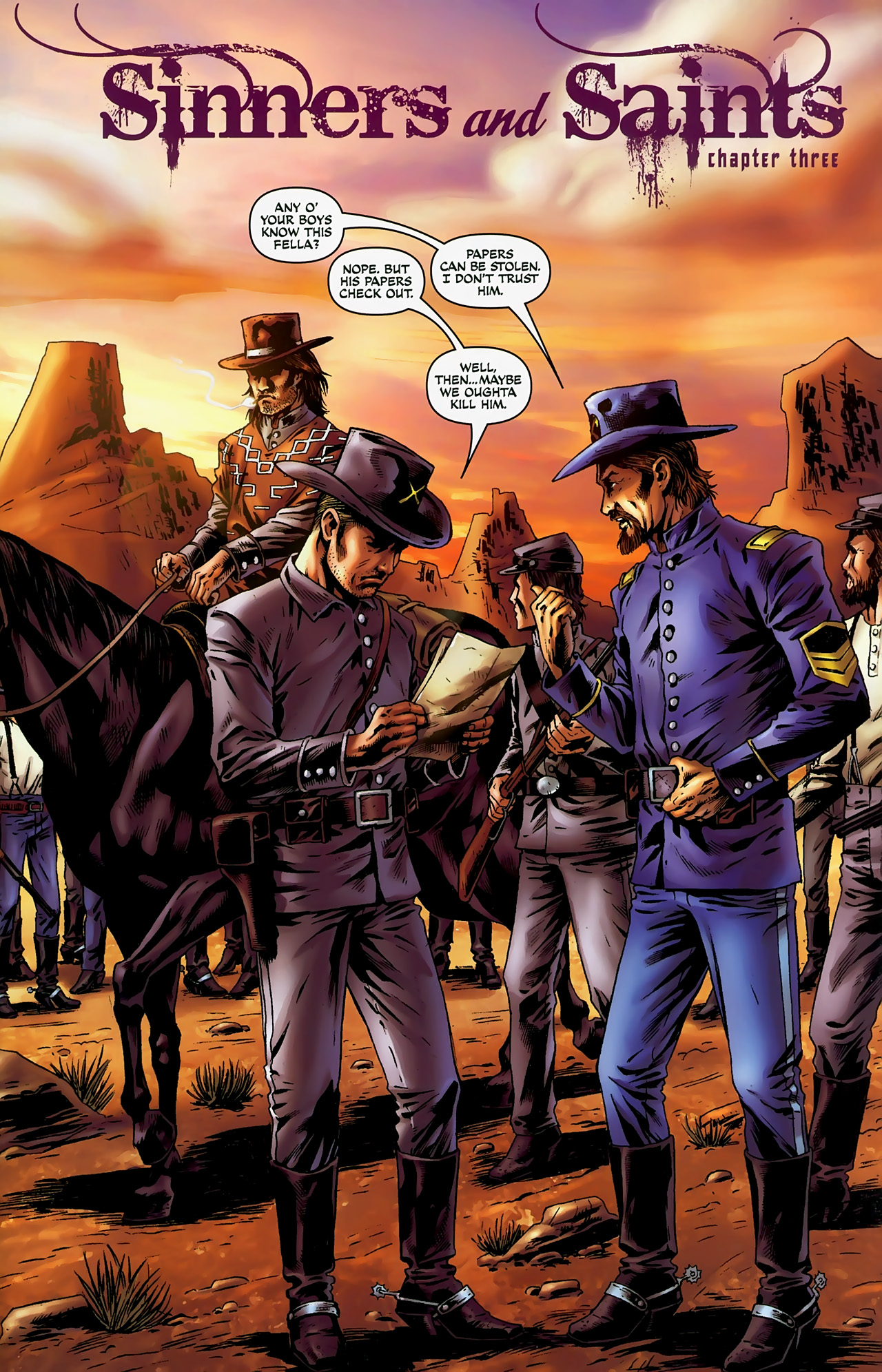 Read online The Man with No Name comic -  Issue #3 - 3