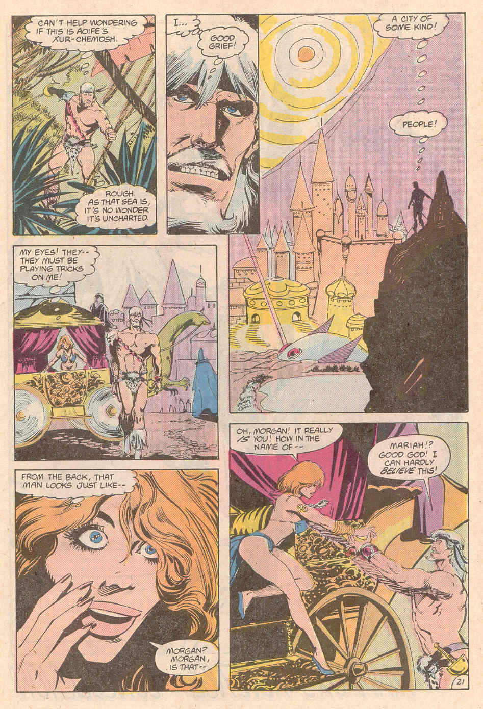 Read online Warlord (1976) comic -  Issue #130 - 21
