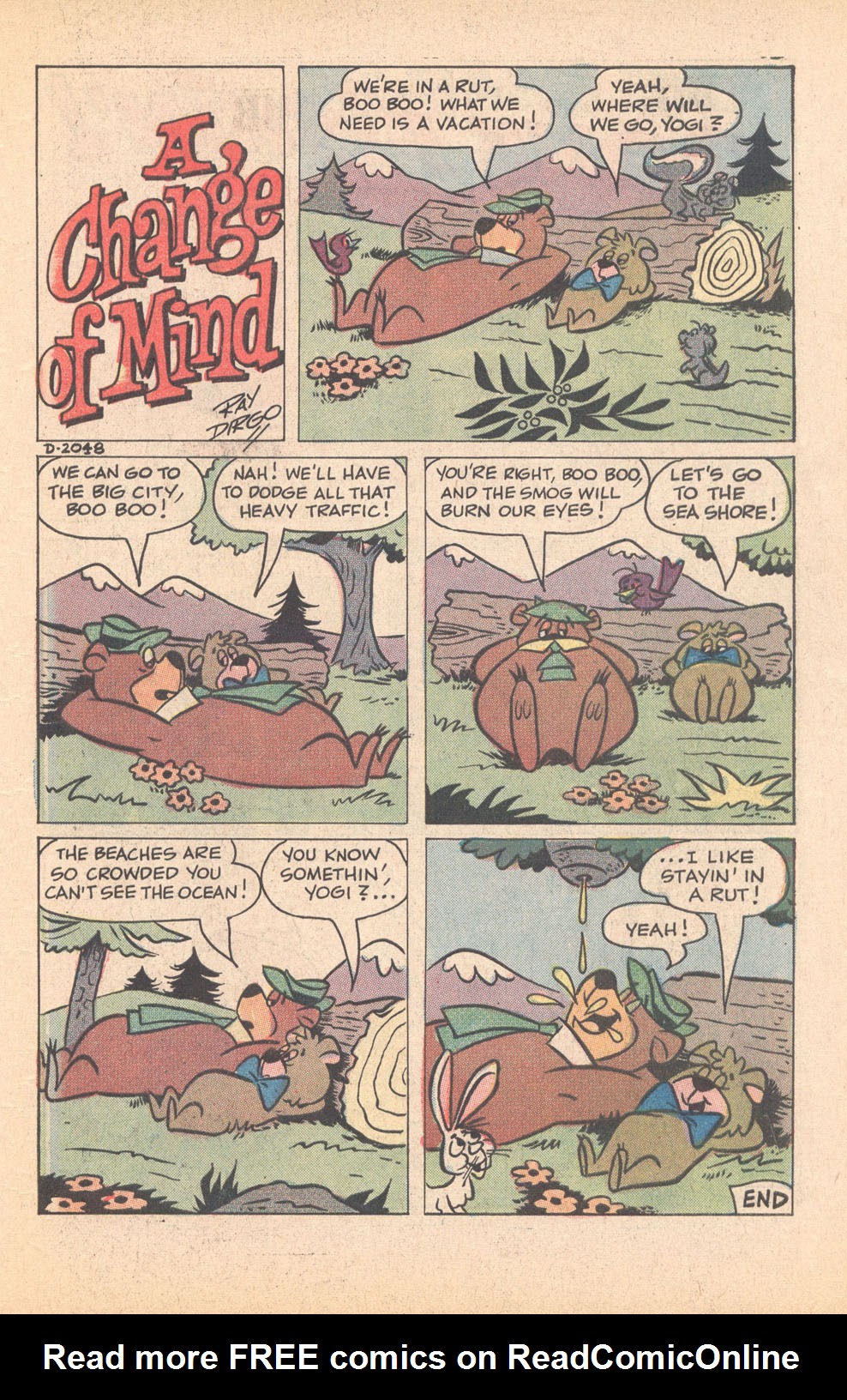 Read online Yogi Bear (1970) comic -  Issue #7 - 47