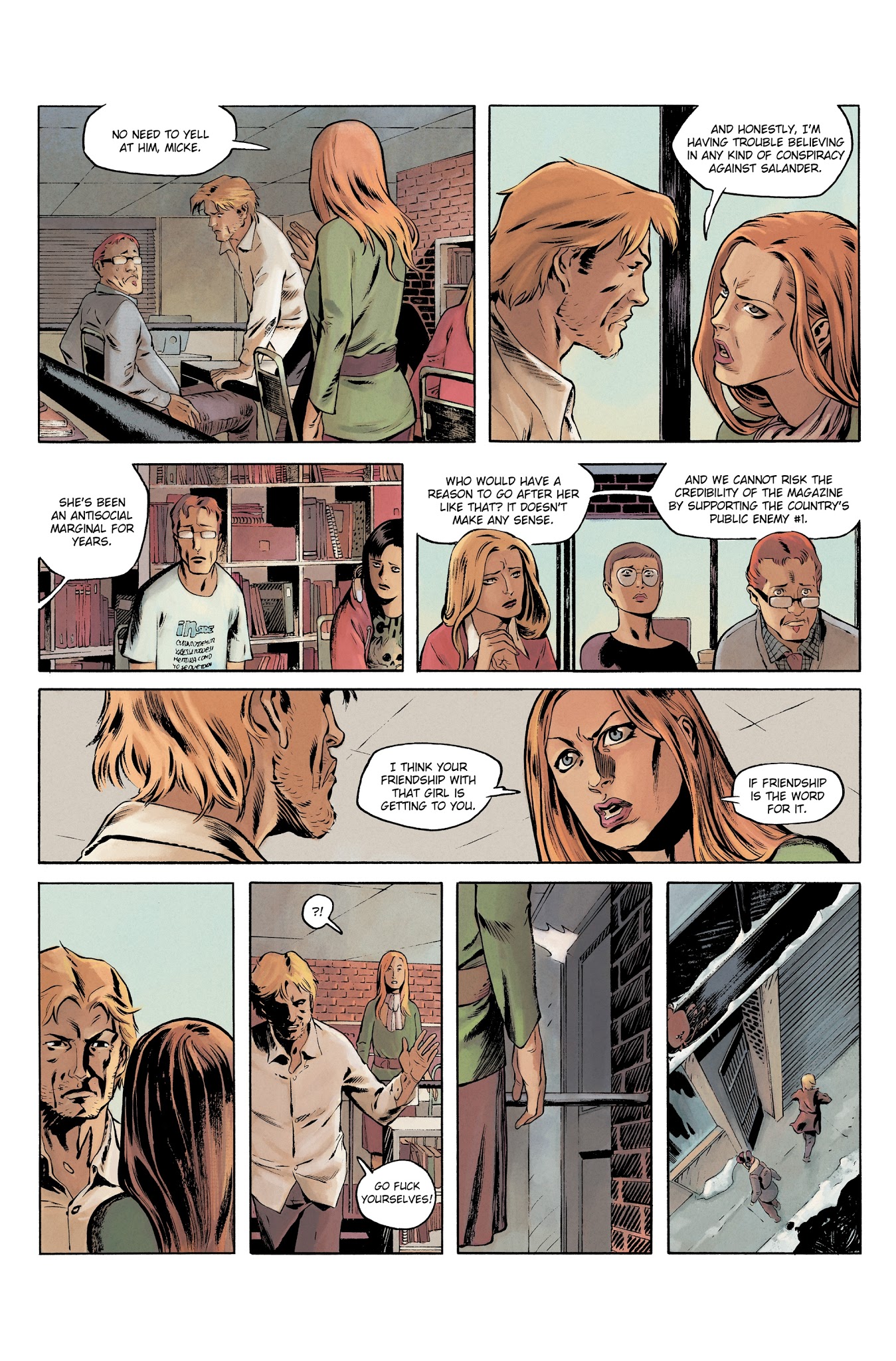 Read online Millennium: The Girl Who Played With Fire comic -  Issue #2 - 6