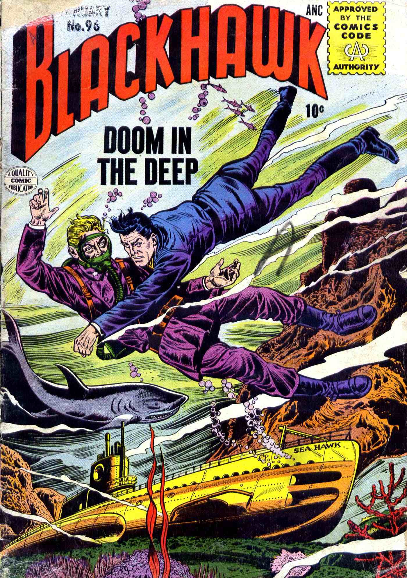 Read online Blackhawk (1957) comic -  Issue #96 - 1