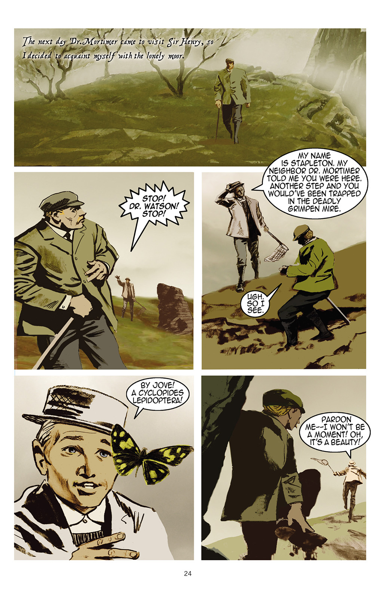 Read online The Hound of the Baskervilles comic -  Issue # TPB - 25